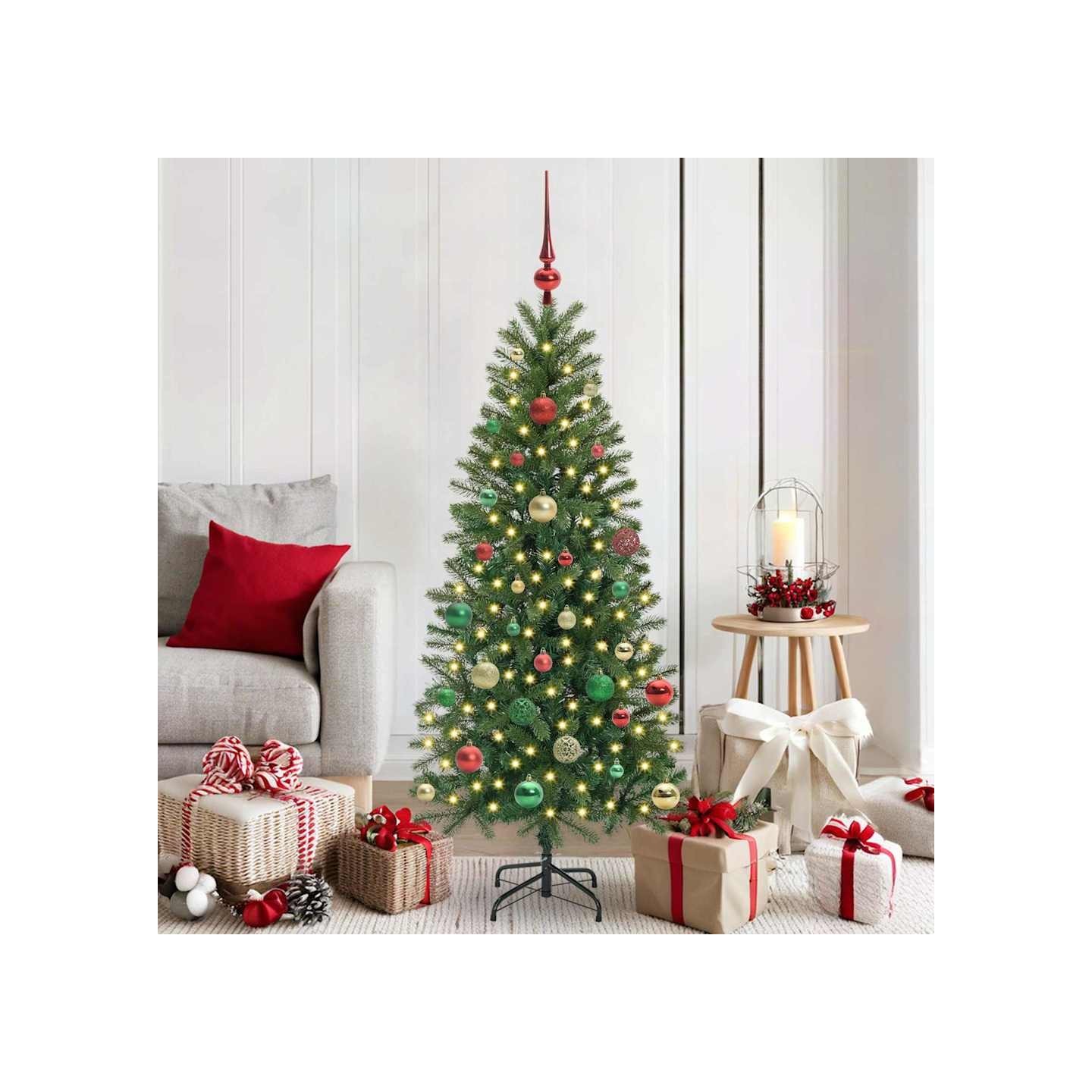 Sapin de Noël artificiel Vert 150 cm PE et PVC