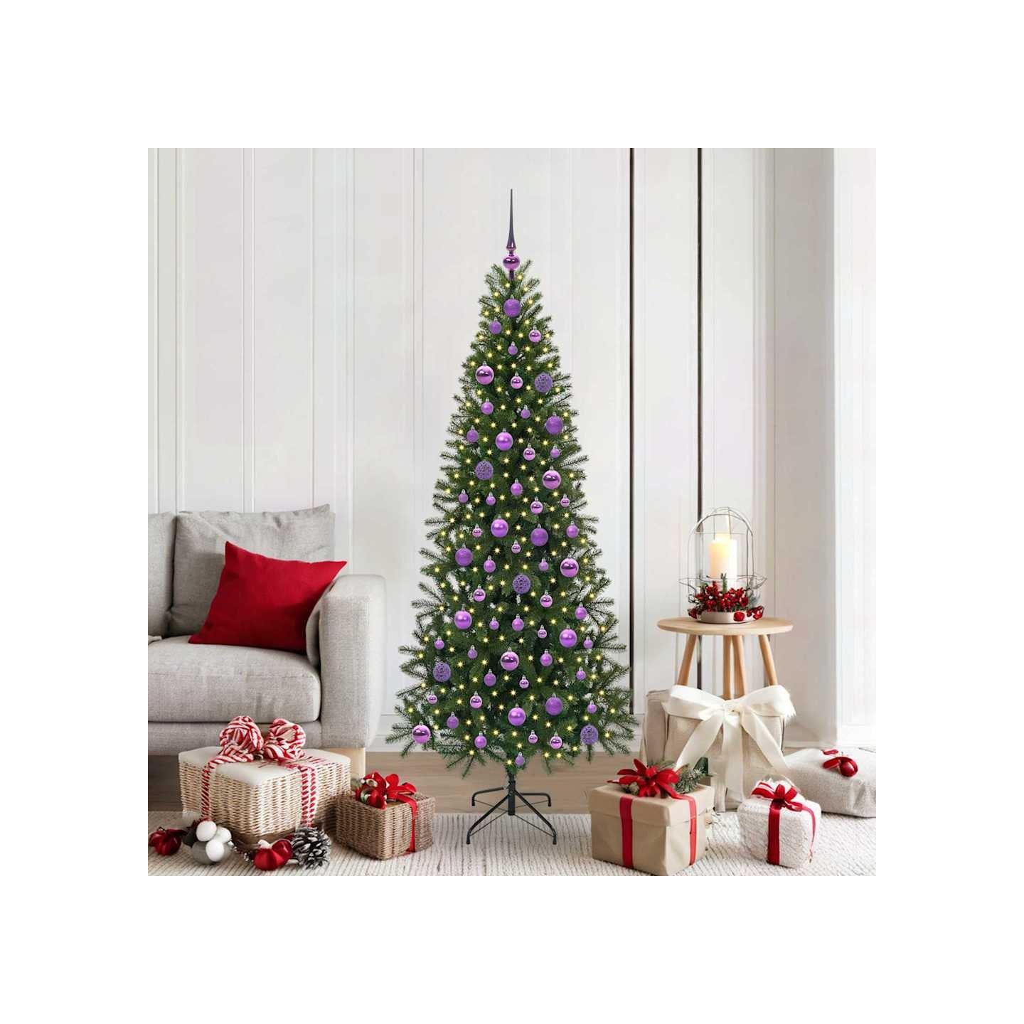 Sapin de Noël artificiel Vert 180 cm PE et PVC