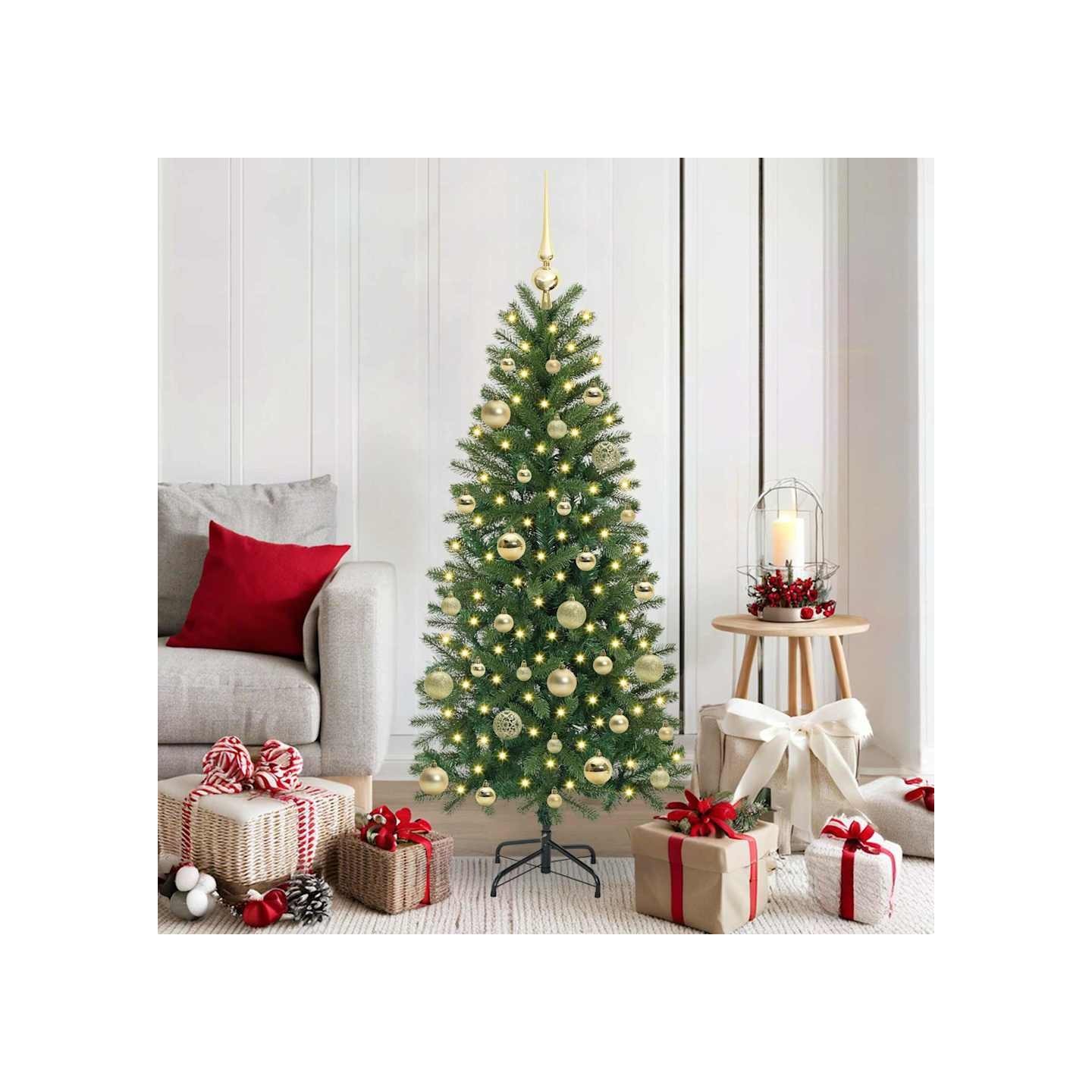 Sapin de Noël artificiel Vert 150 cm PE et PVC