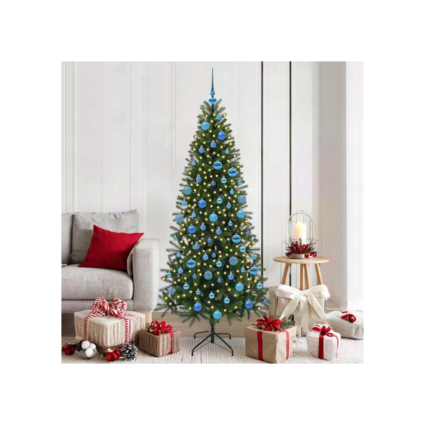 Sapin de Noël artificiel Vert 180 cm PE et PVC