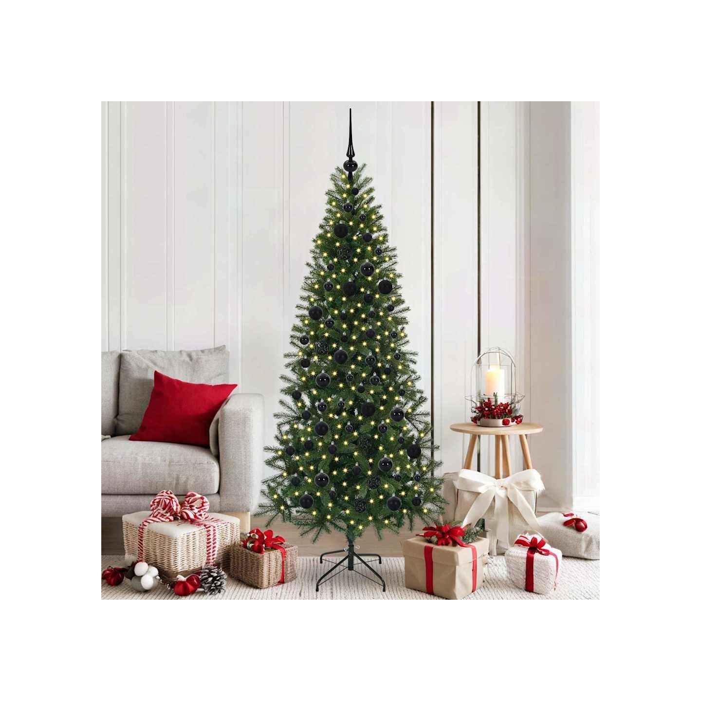 Sapin de Noël artificiel Vert 180 cm PE et PVC