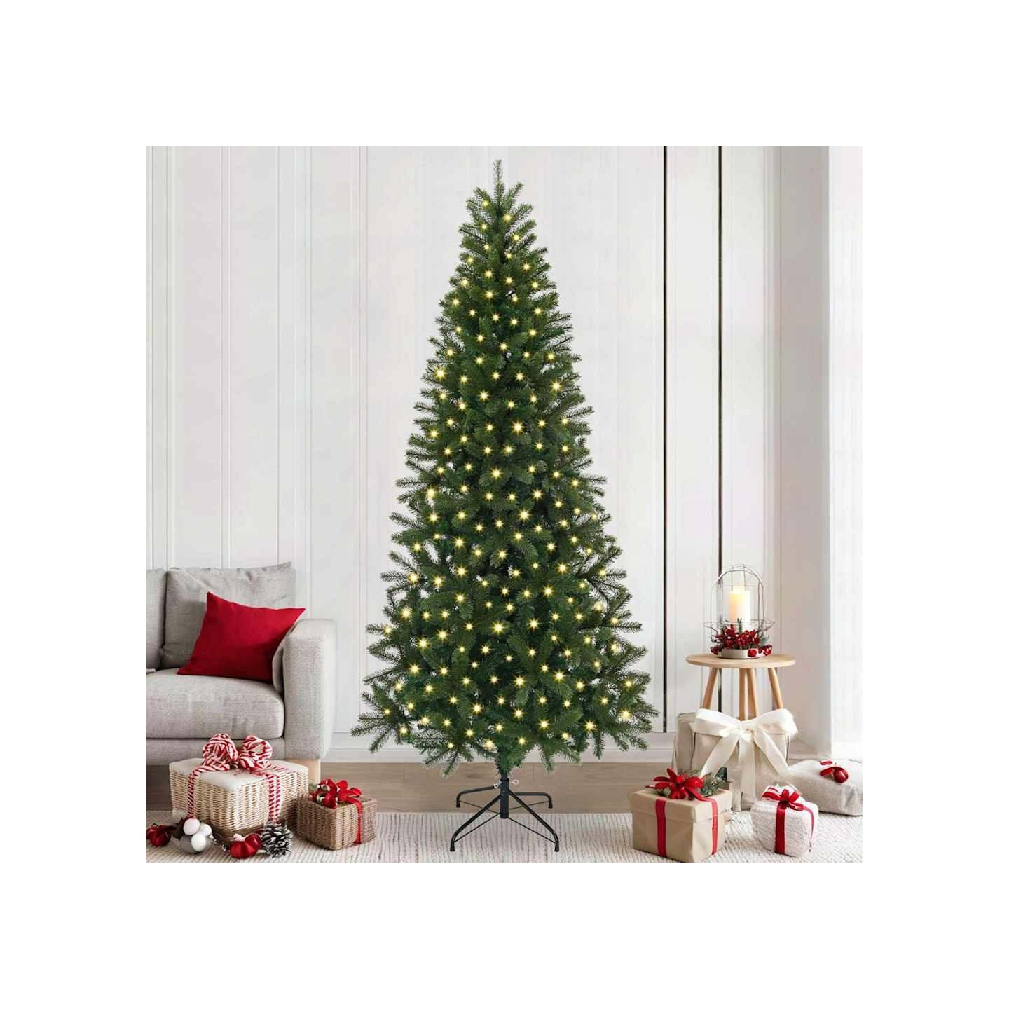 Sapin de Noël artificiel Vert 240 cm PE et PVC