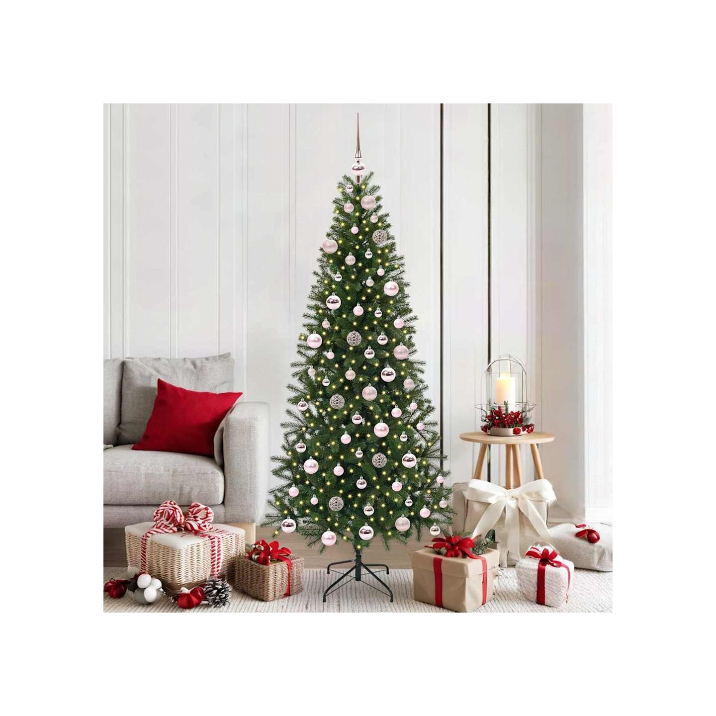 Sapin de Noël artificiel Vert 180 cm PE et PVC