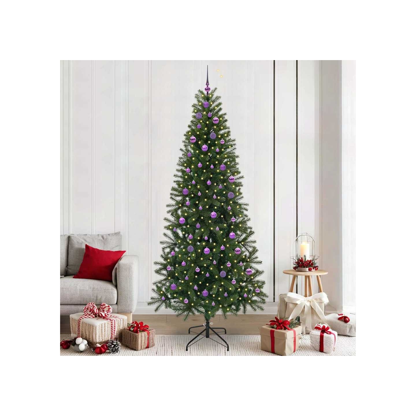 Sapin de Noël artificiel Vert 240 cm PE et PVC