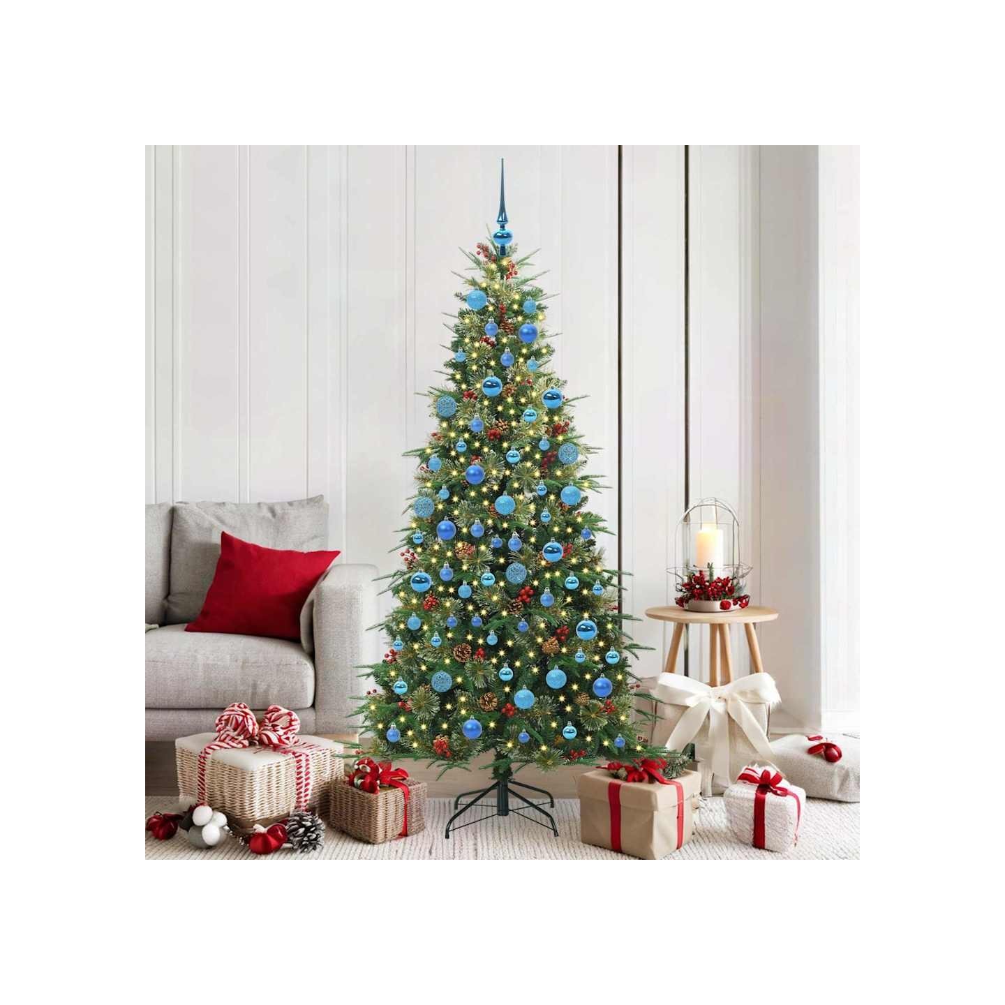 Sapin de Noël Artificiel à Branches Articulées Vert 180 cm