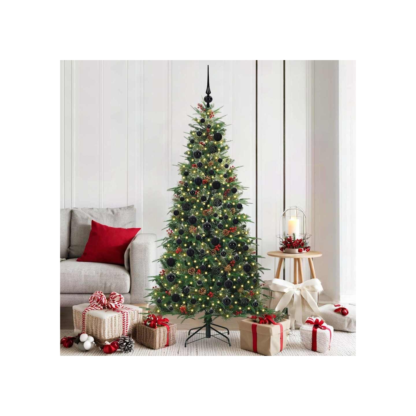 Sapin de Noël Artificiel à Branches Articulées Vert 180 cm