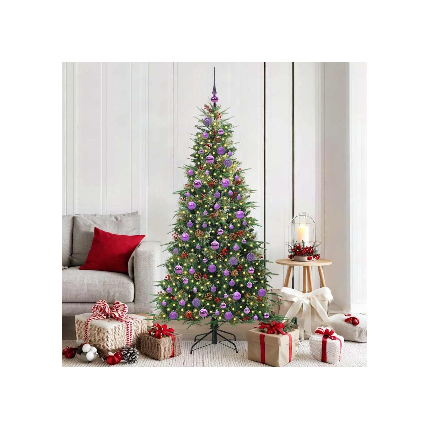 Sapin de Noël Artificiel à Branches Articulées Vert 180 cm
