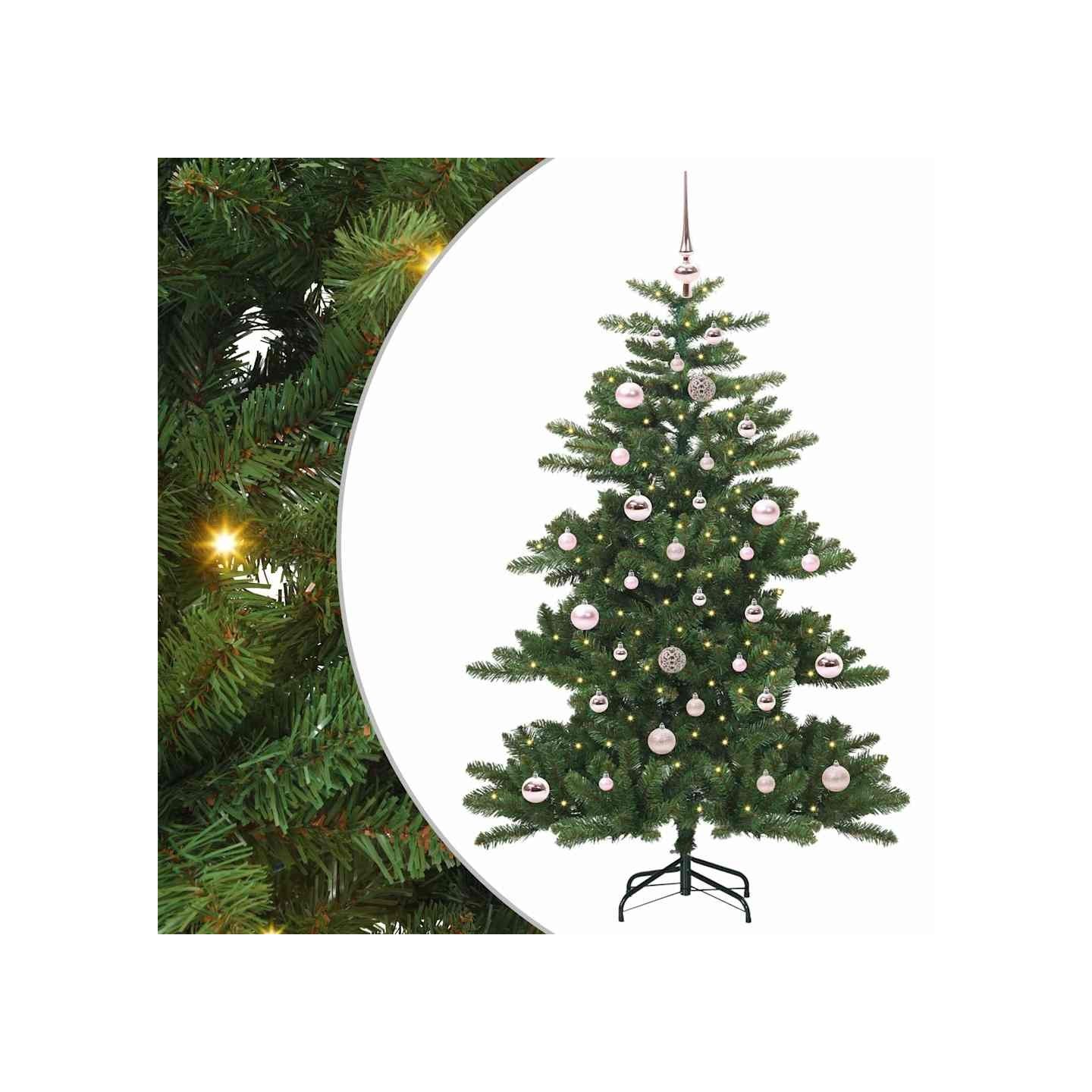 Sapin de Noël Artificiel à Branches Articulées Vert 150 cm