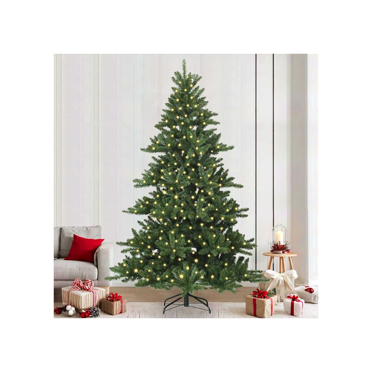 Sapin de Noël Artificiel à Branches Articulées Vert 240 cm