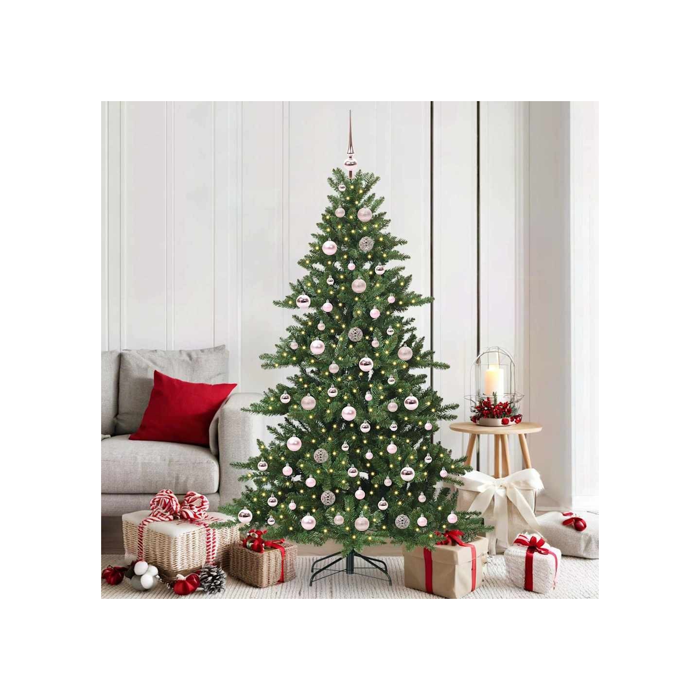 Sapin de Noël Artificiel à Branches Articulées Vert 180 cm