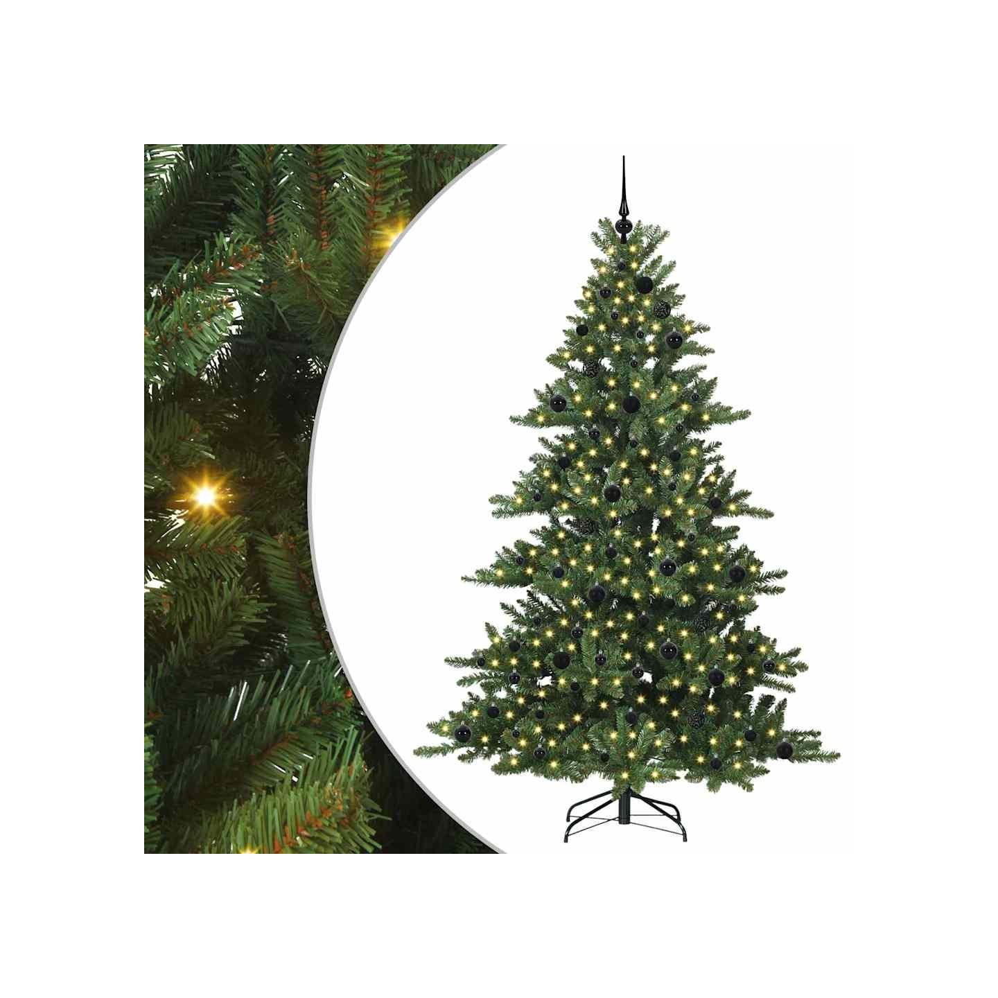 Sapin de Noël Artificiel à Branches Articulées Vert 210 cm