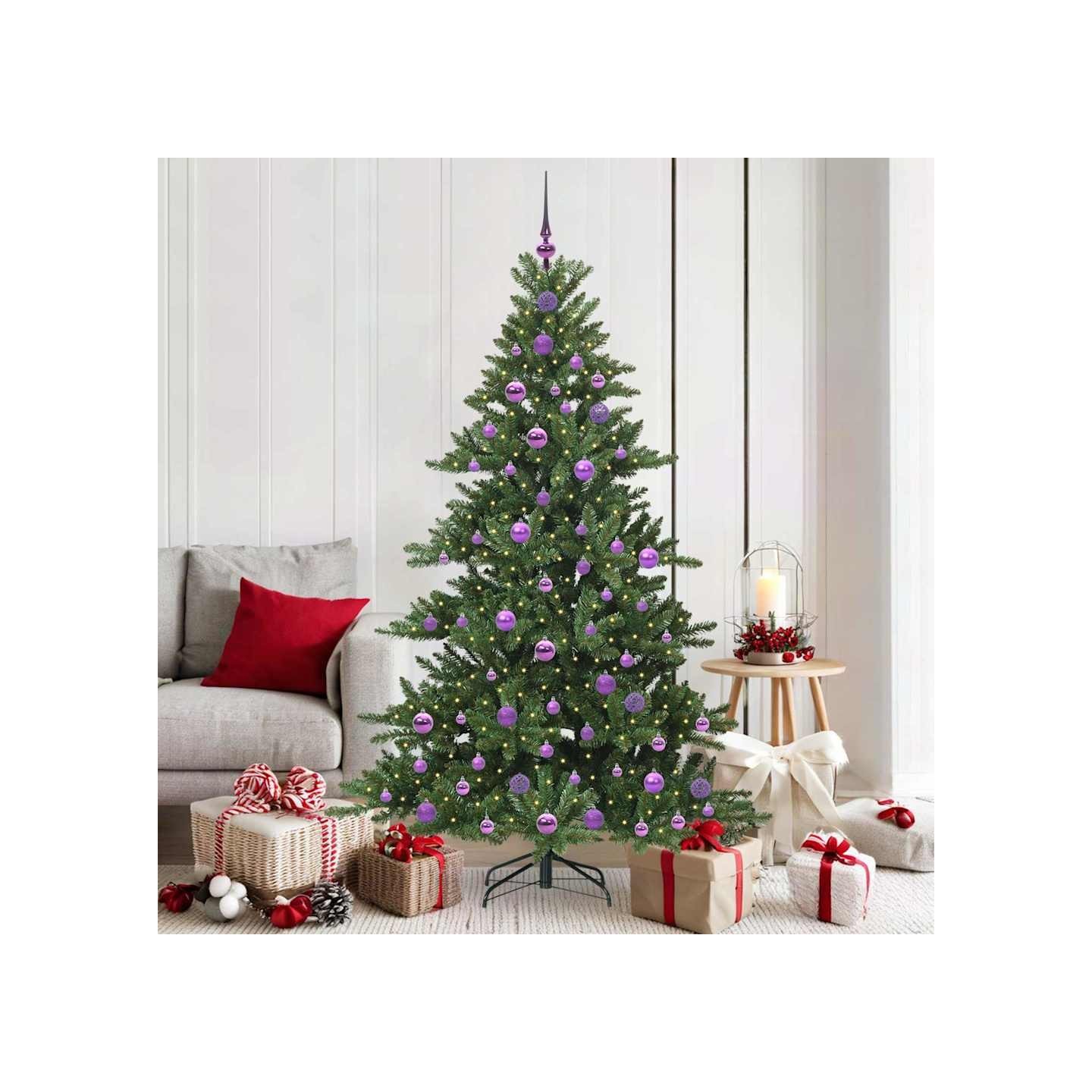 Sapin de Noël Artificiel à Branches Articulées Vert 180 cm