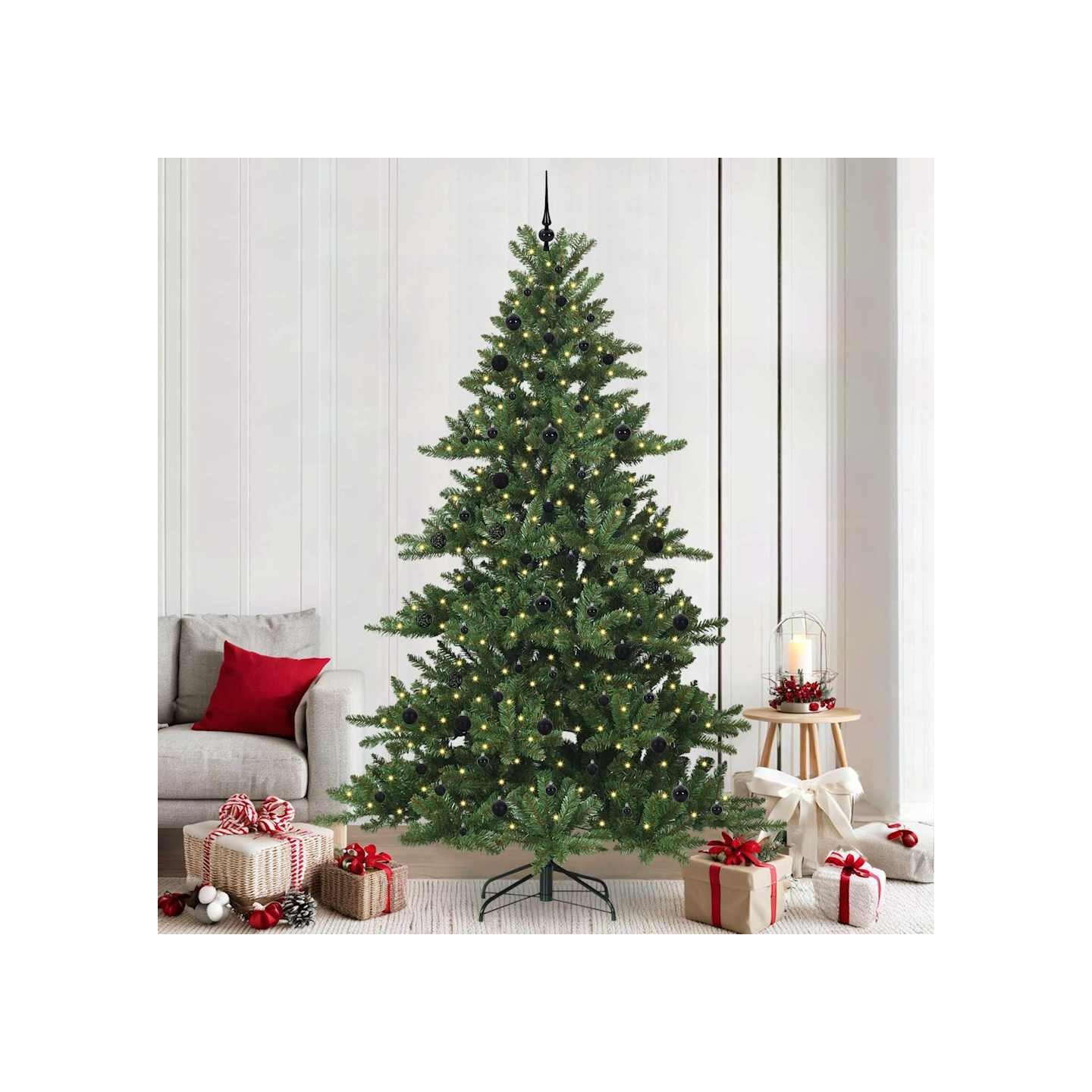 Sapin de Noël Artificiel à Branches Articulées Vert 240 cm