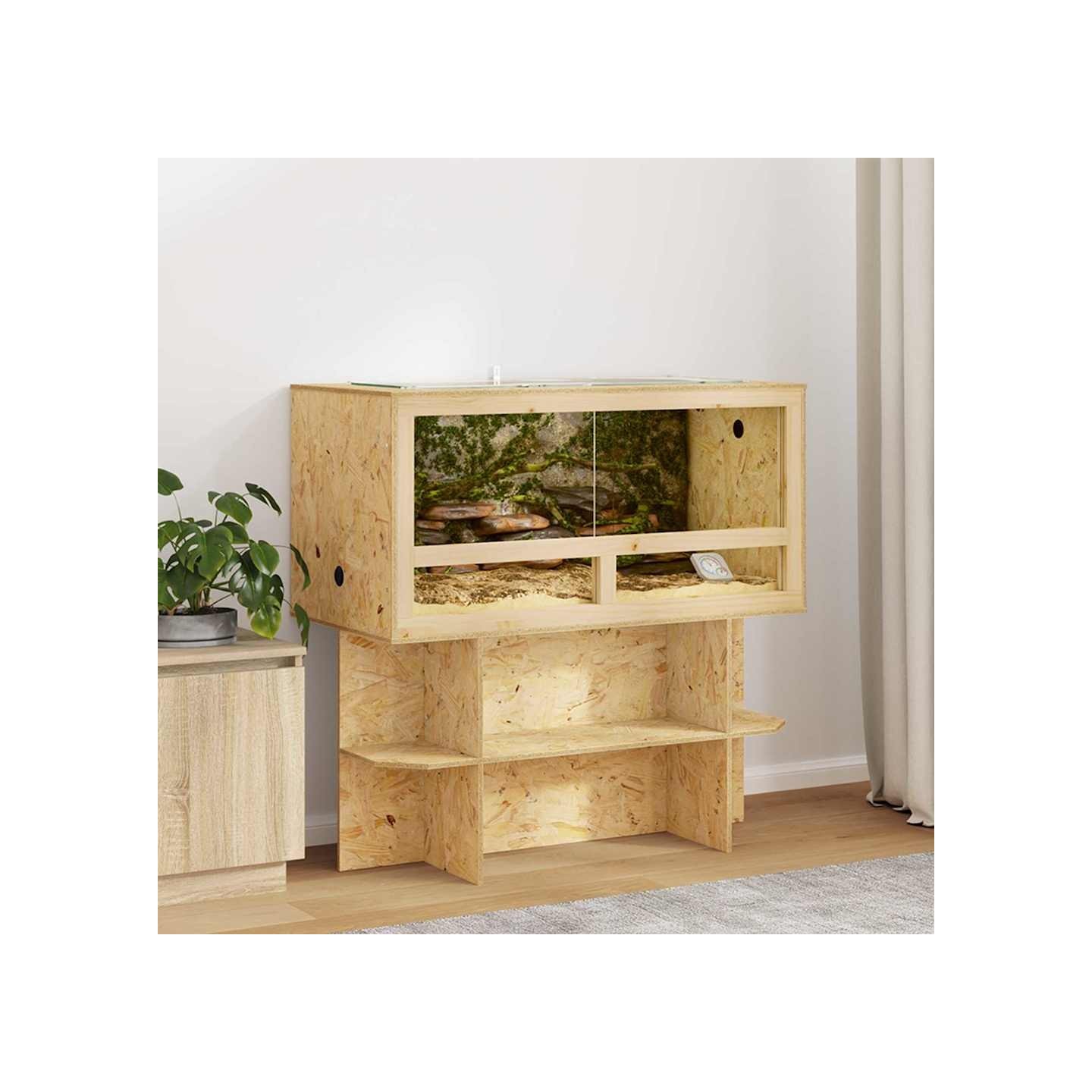 Terrarium Marron 100 x 50 x 100 cm OSB