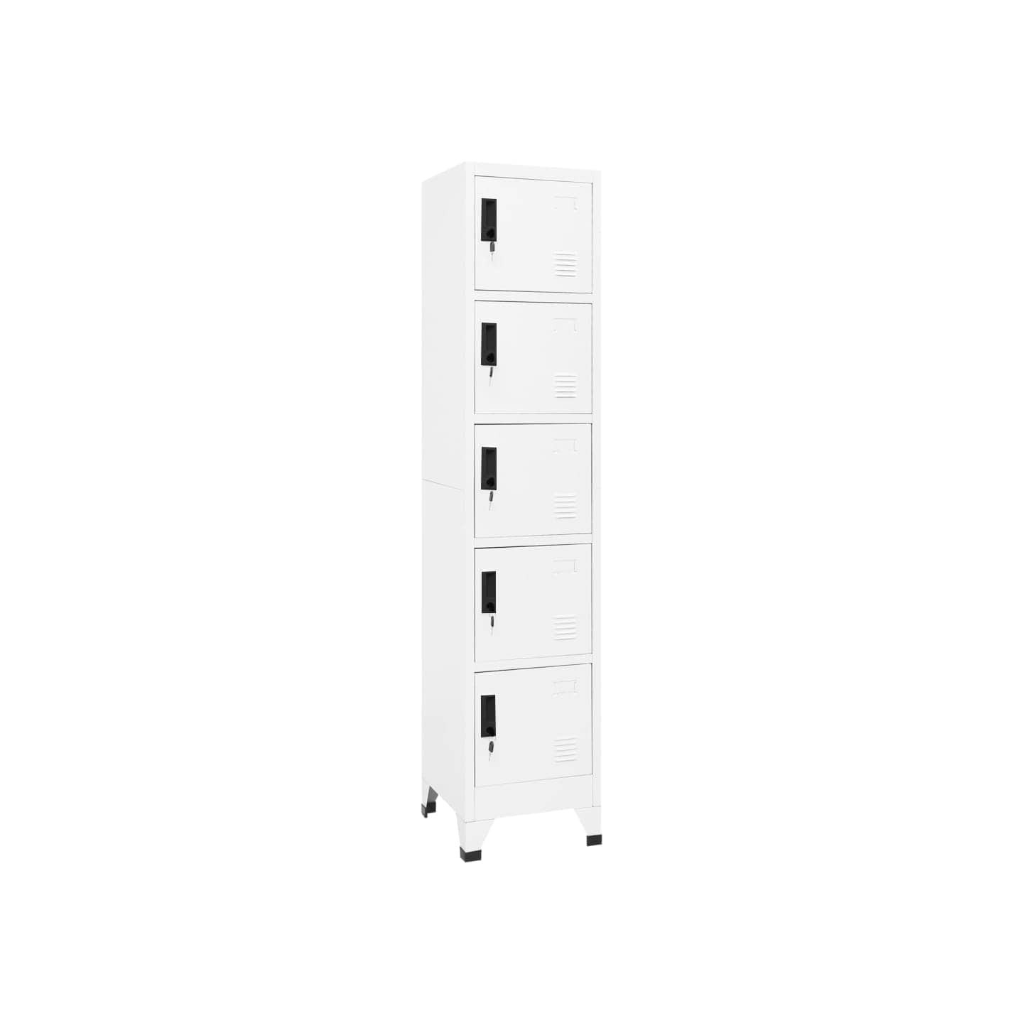 Armoire à casiers Blanc 38x40x180 cm Acier