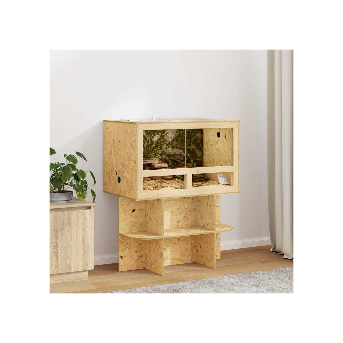 Terrarium Marron 80 x 50 x 100 cm OSB