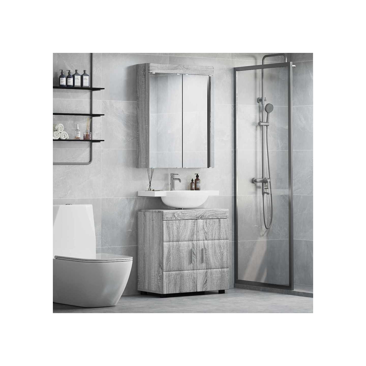 Ensemble de mobilier de salle de bain TULUM 2 pièces