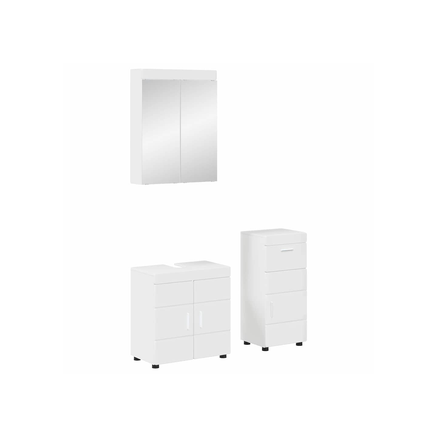 Ensemble de mobilier de salle de bain TULUM 3 pièces