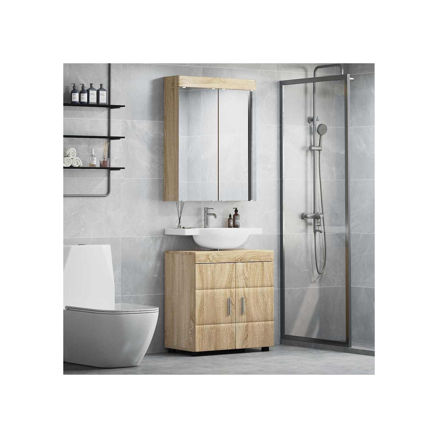 Ensemble de mobilier de salle de bain TULUM 2 pièces