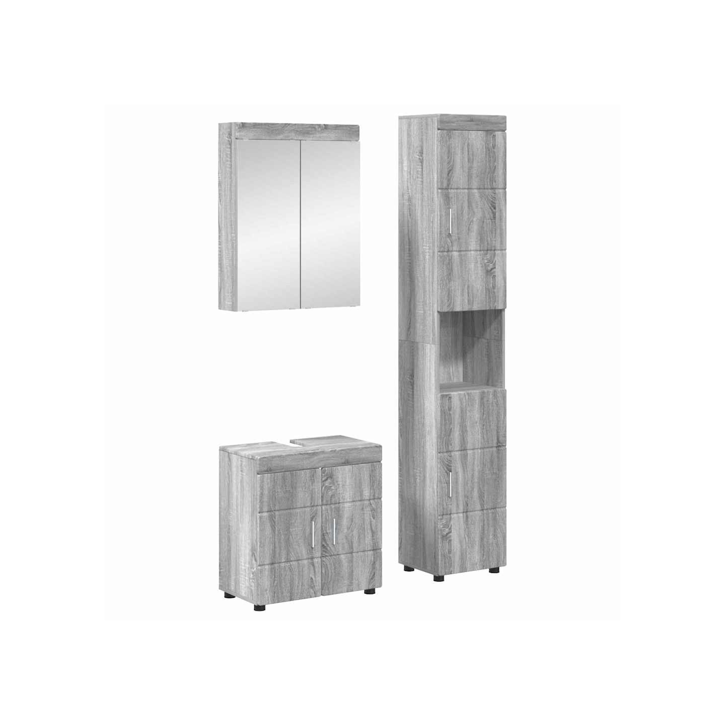 Ensemble de mobilier de salle de bain TULUM 3 pièces