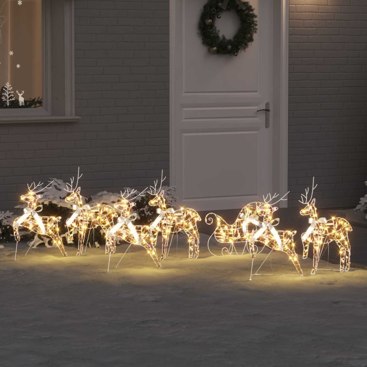 Rennes LED 7 pc 40 LED Multicouleur 42 x 15 x 64 cm PET