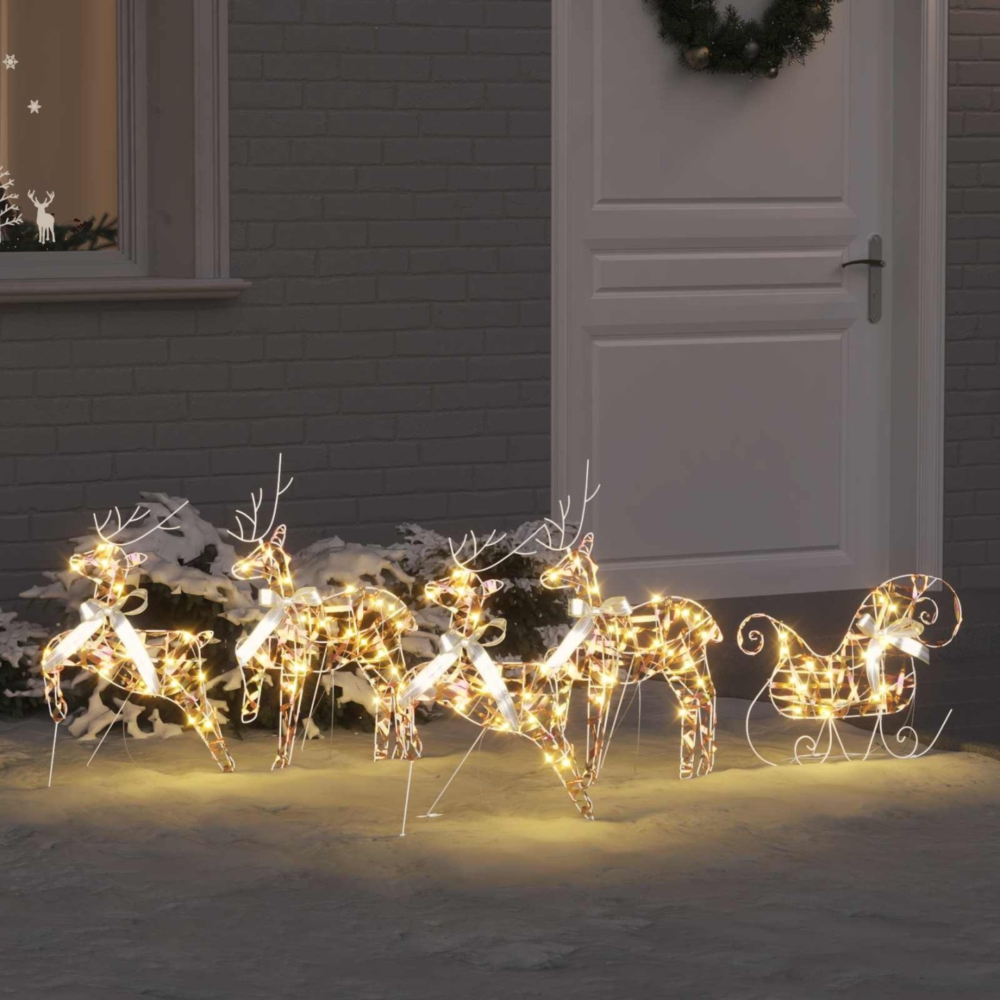 Rennes LED 5 pc 40 LED Multicouleur 42 x 15 x 64 cm PET