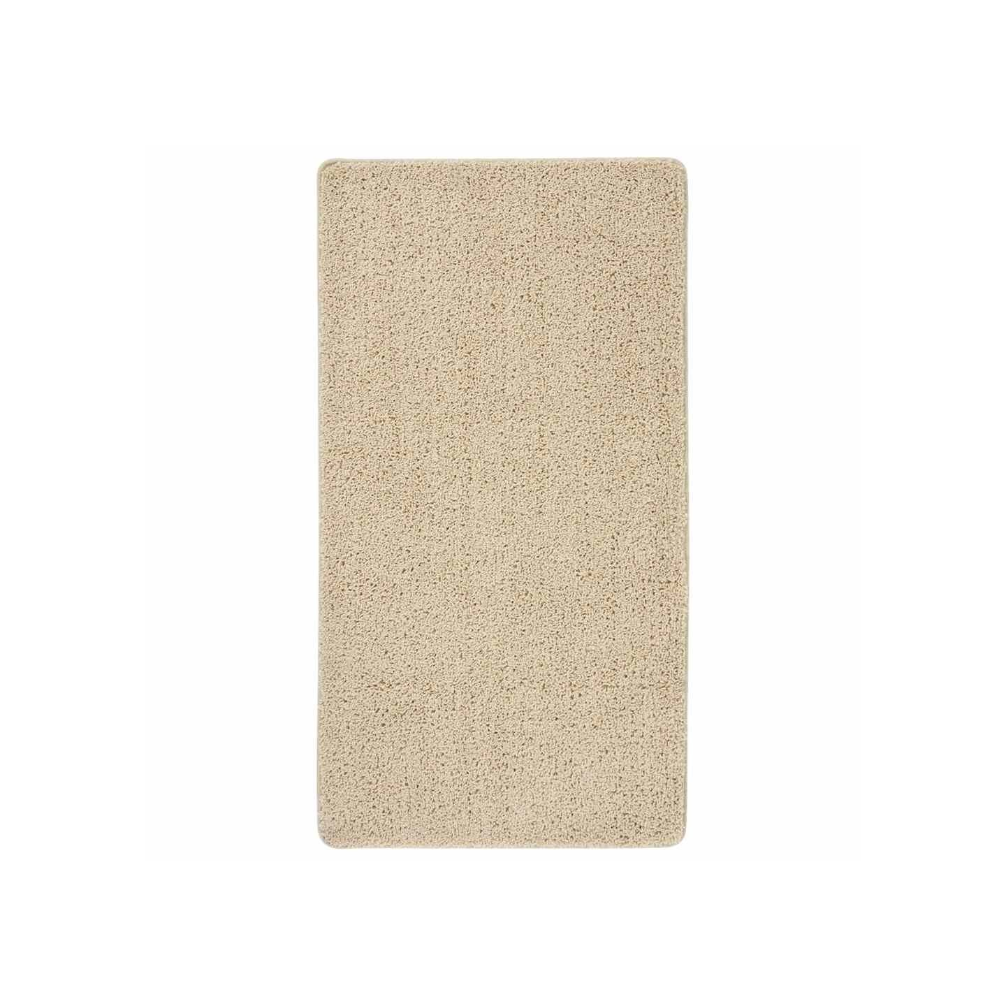 Tapis shaggy antidérapant Crème 80x150 cm