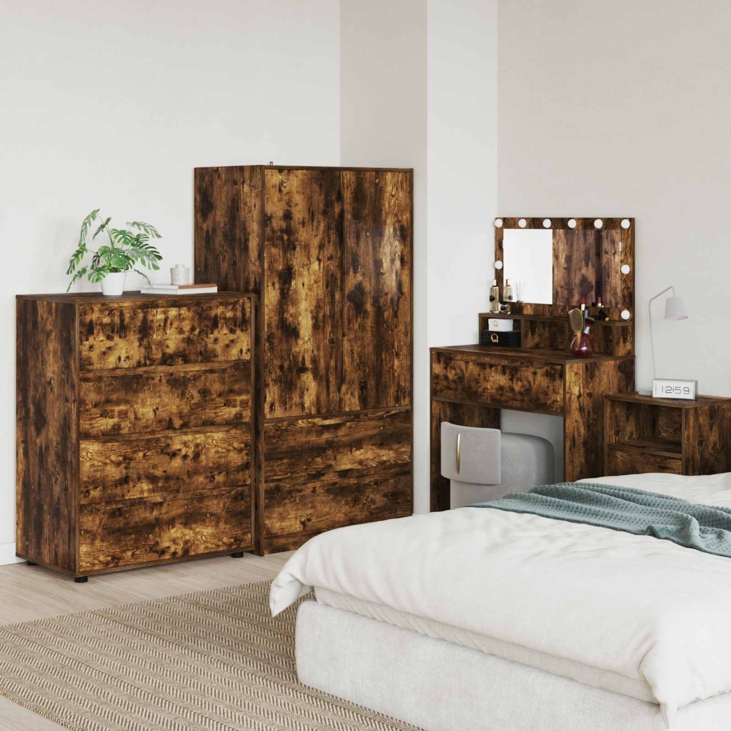 Armoires de rangement 80 x 48 x 105 cm Bois d'ingénierie