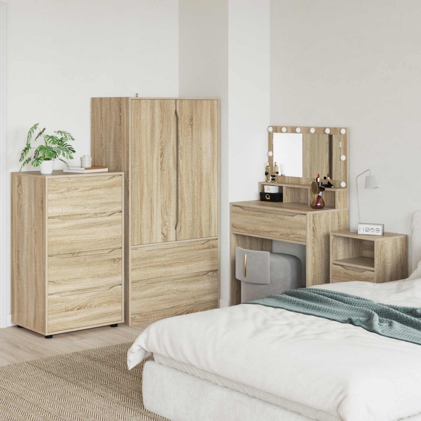 Armoires de rangement 60 x 48 x 105 cm Bois d'ingénierie