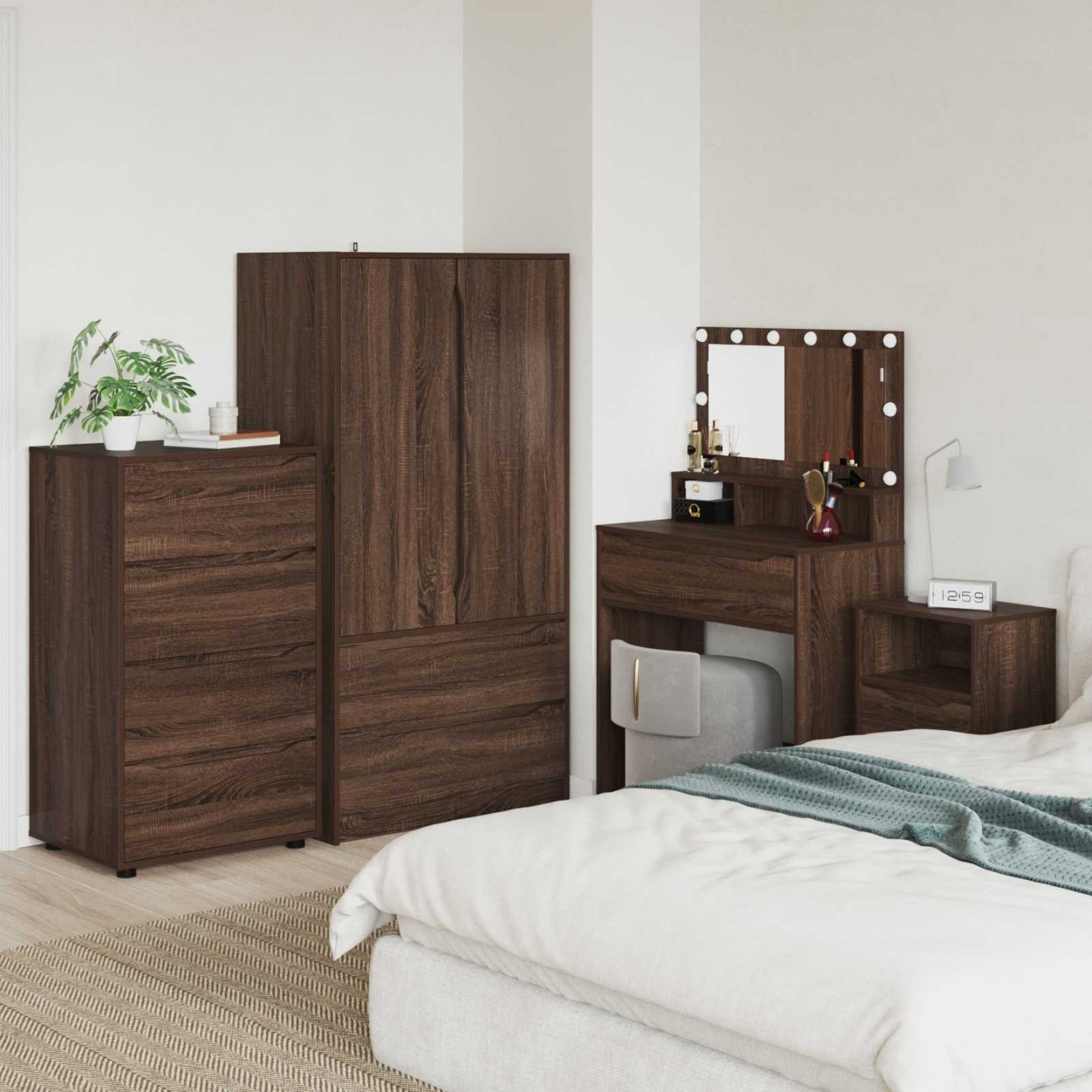 Armoires de rangement 60 x 48 x 105 cm Bois d'ingénierie