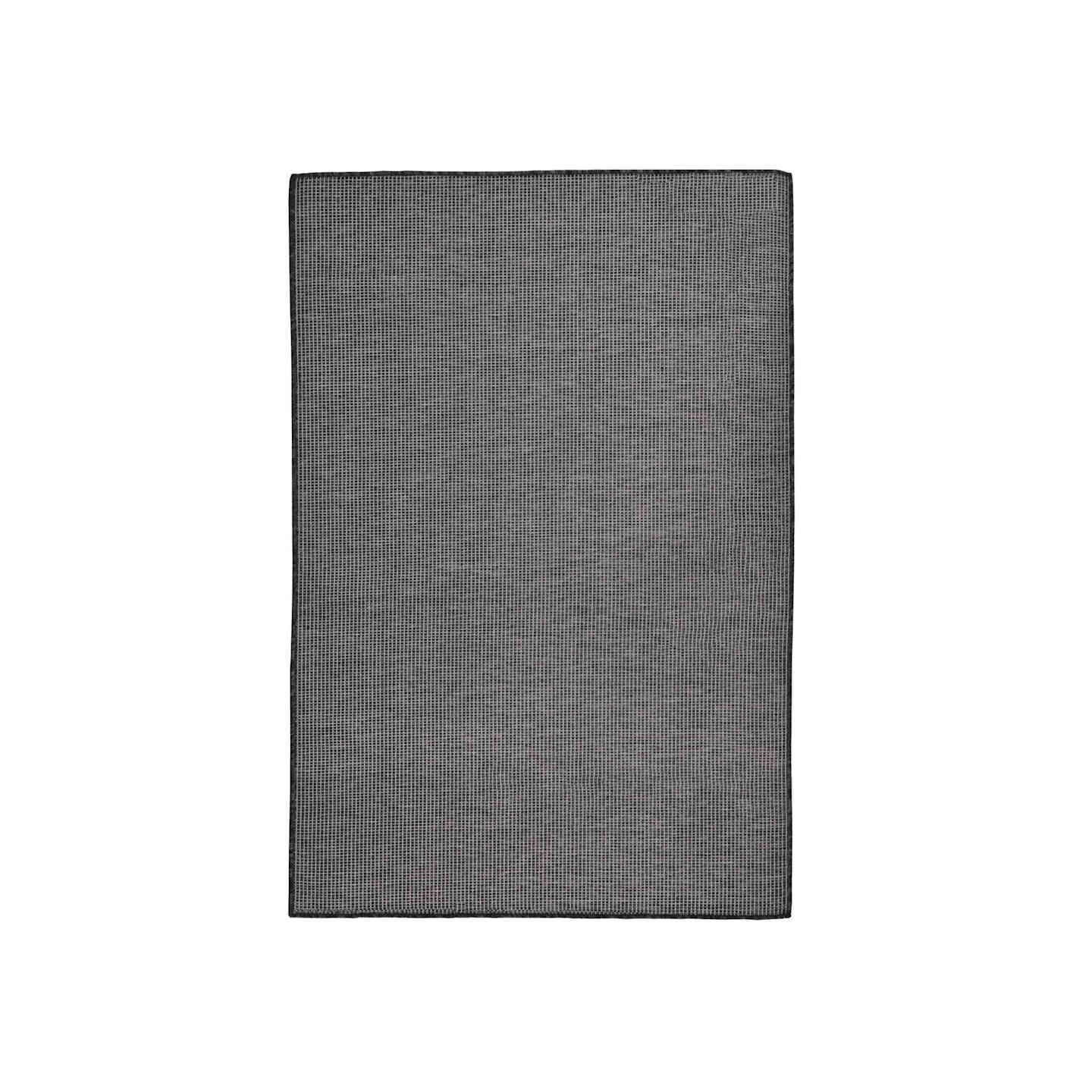 Tapis à tissage plat d'extérieur 120x170 cm Gris