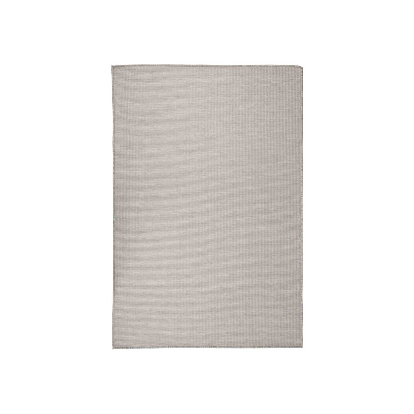 Tapis à tissage plat d'extérieur 120x170 cm gris clair