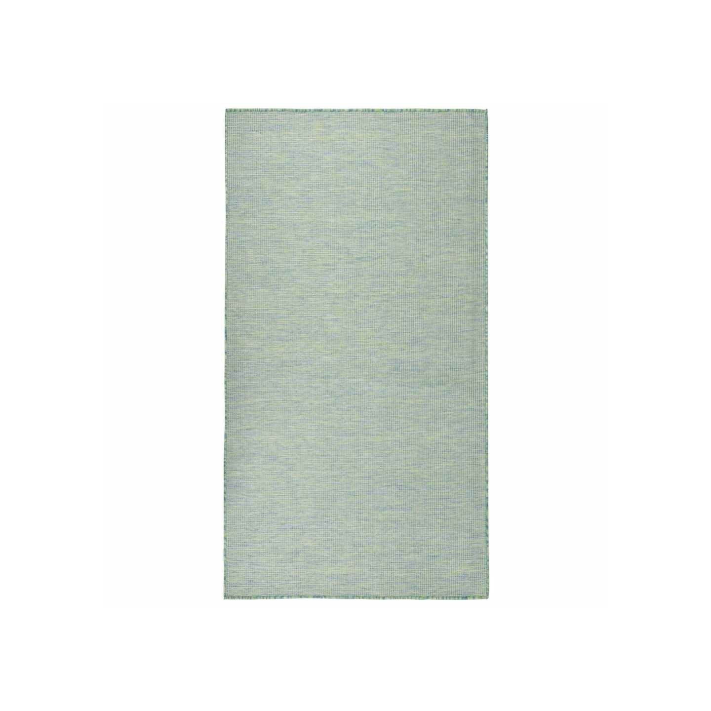 Tapis à tissage plat d'extérieur 80x150 cm Turquoise