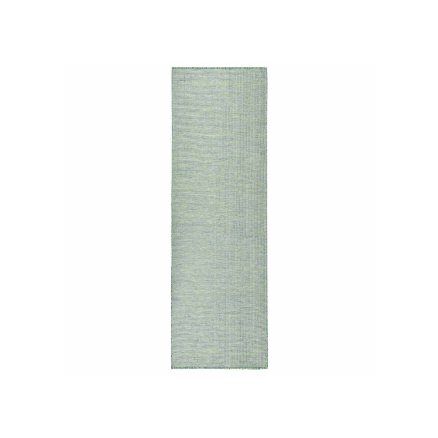Tapis à tissage plat d'extérieur 80x250 cm Turquoise