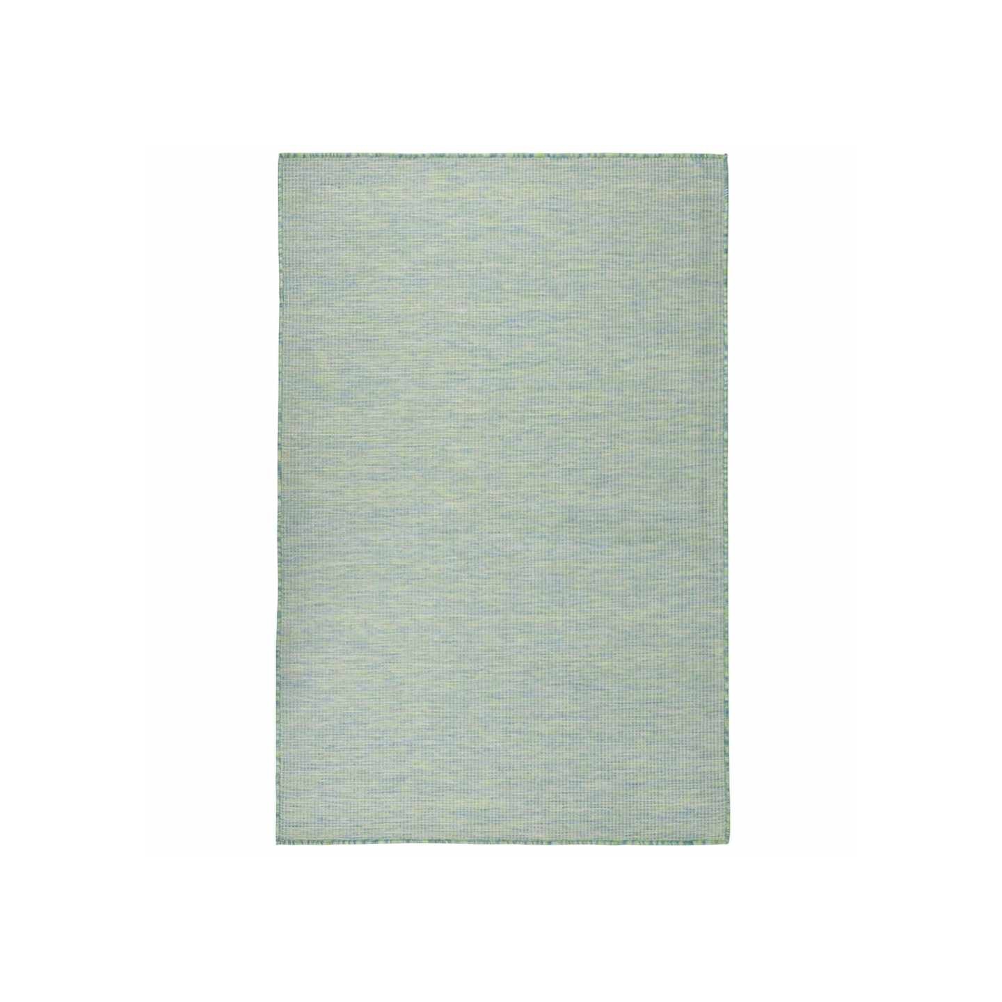 Tapis à tissage plat d'extérieur 100x200 cm Turquoise