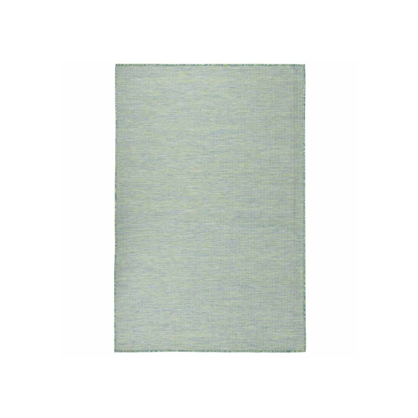 Tapis à tissage plat d'extérieur 120x170 cm Turquoise