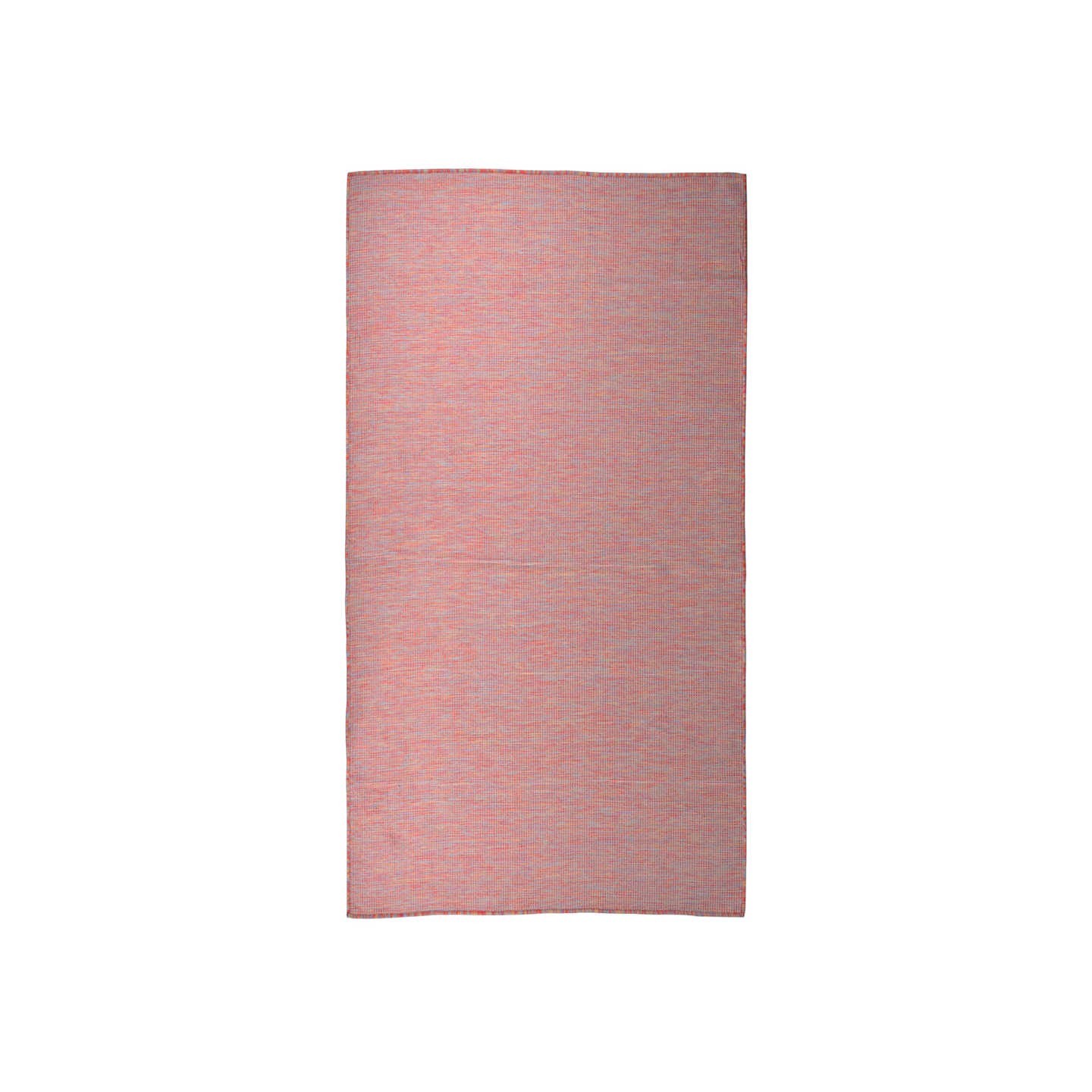 Tapis à tissage plat d'extérieur 80x150 cm Rouge