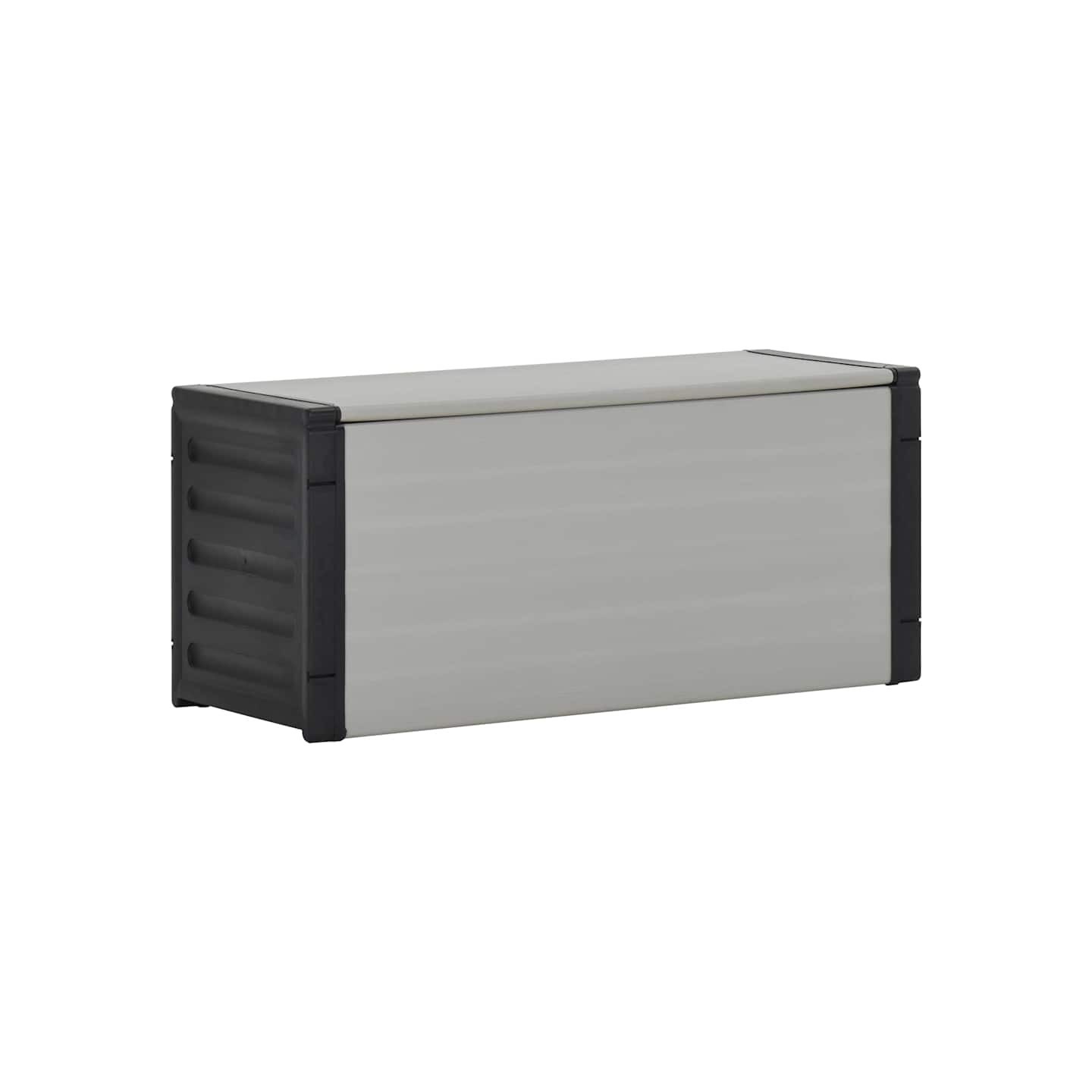 Armoire à déchets de jardin Gris 85x34x40 cm