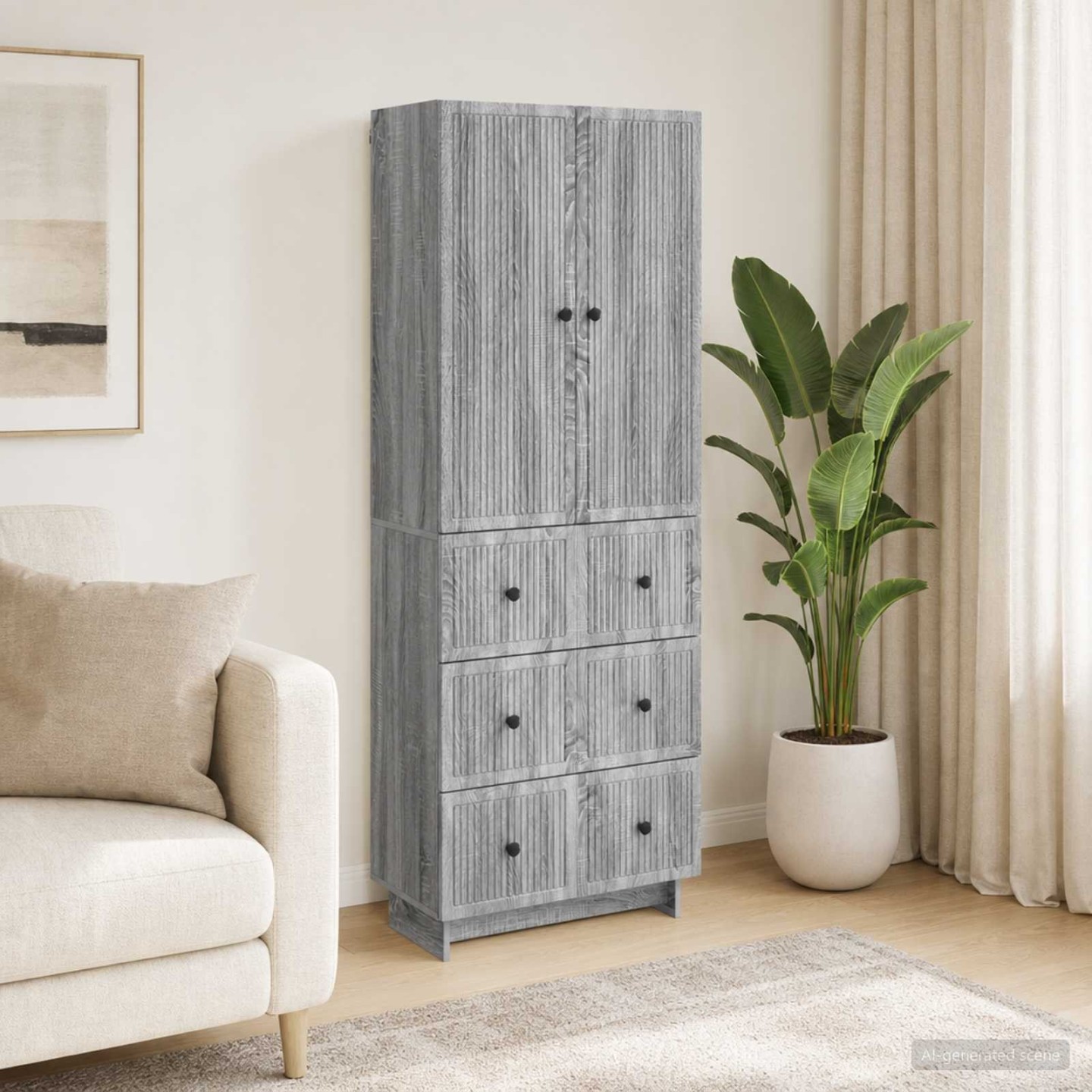 Ensemble de Meubles 2 pc Bois d'ingénierie