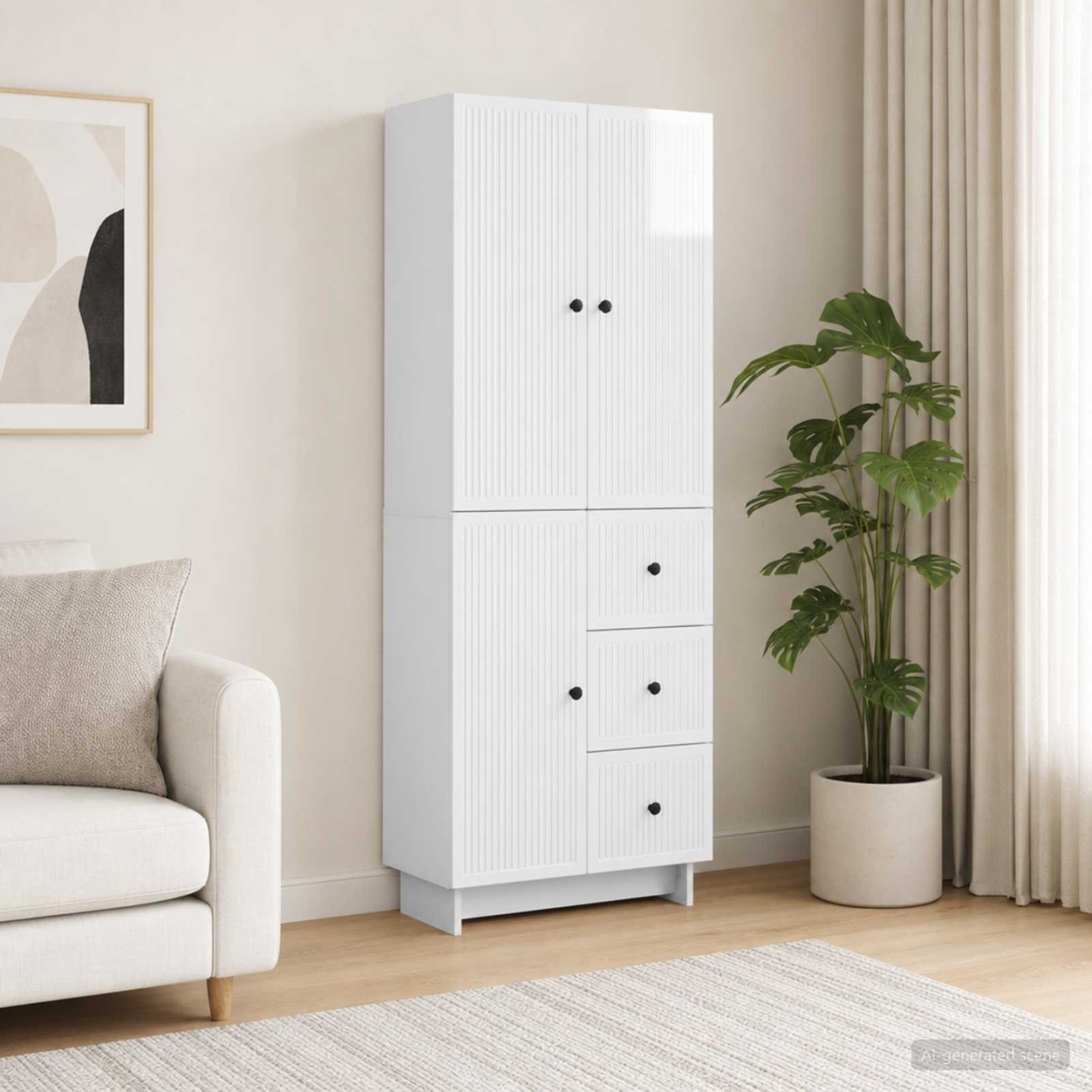 Ensemble de Meubles 2 pc Bois d'ingénierie