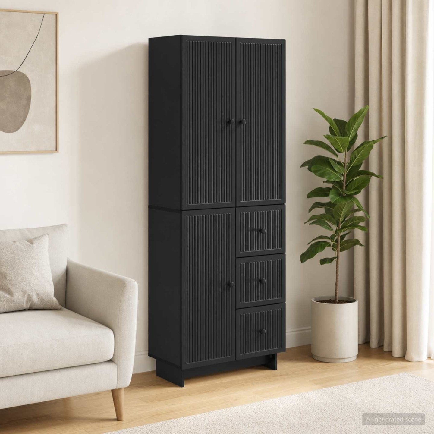 Ensemble de Meubles 2 pc Bois d'ingénierie