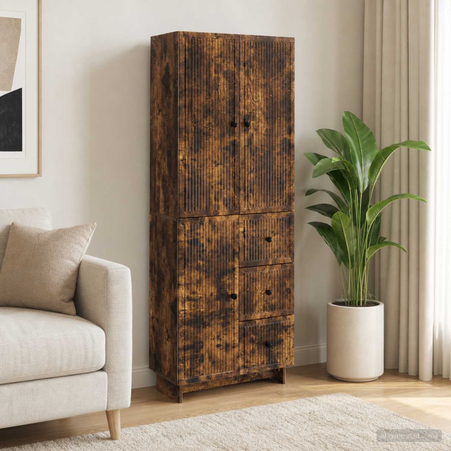 Ensemble de Meubles 2 pc Bois d'ingénierie
