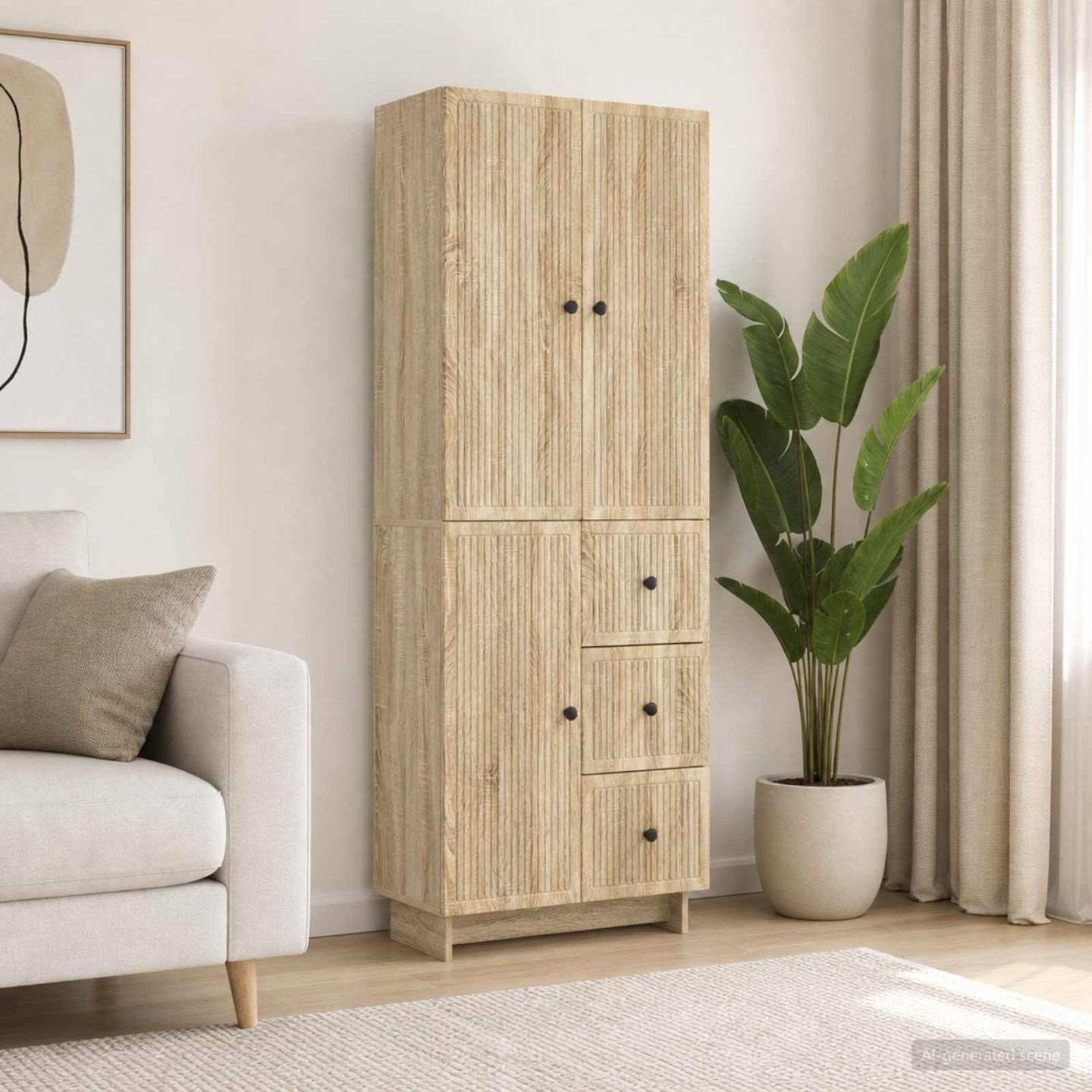 Ensemble de Meubles 2 pc Bois d'ingénierie