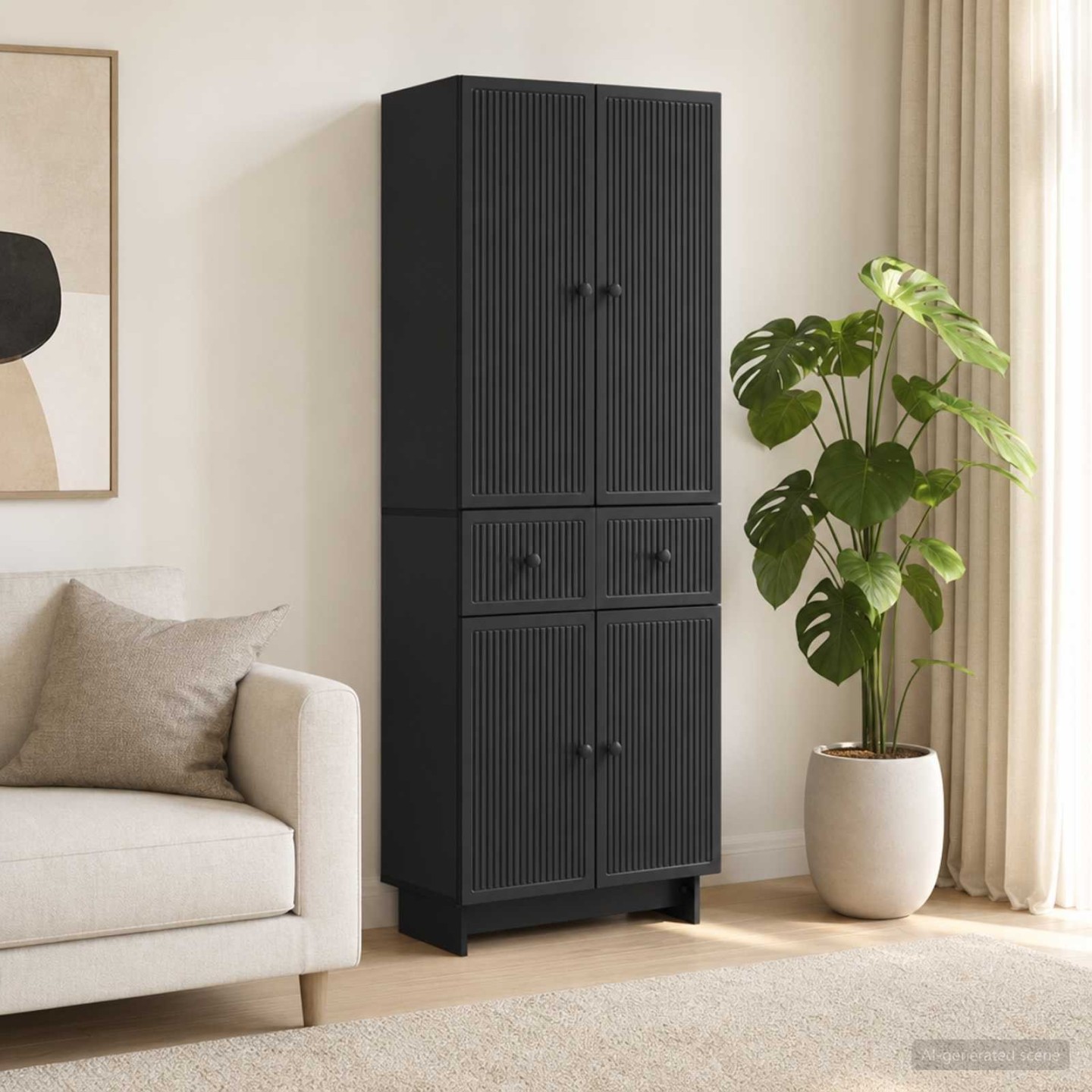 Ensemble de Meubles 2 pc Bois d'ingénierie