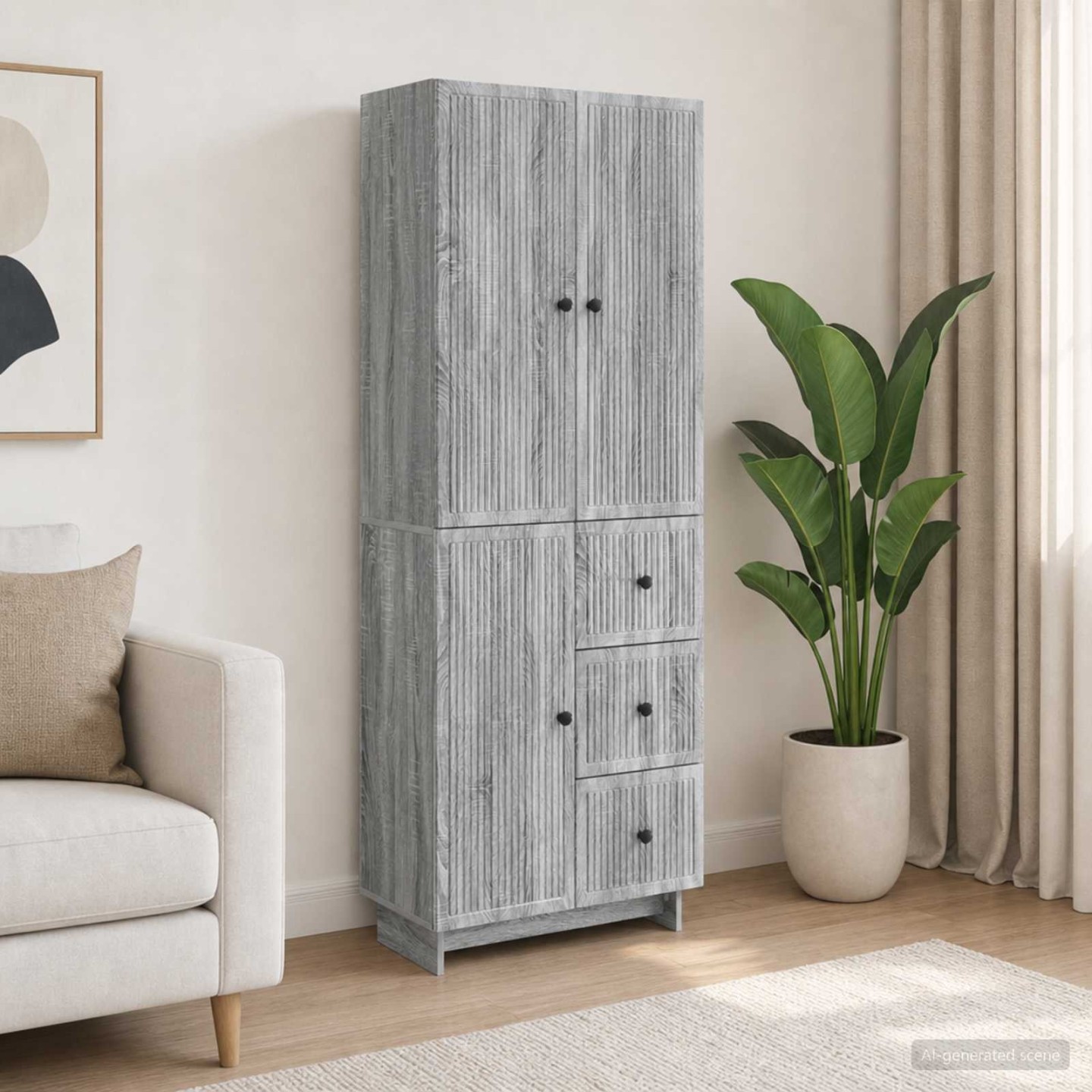 Ensemble de Meubles 2 pc Bois d'ingénierie