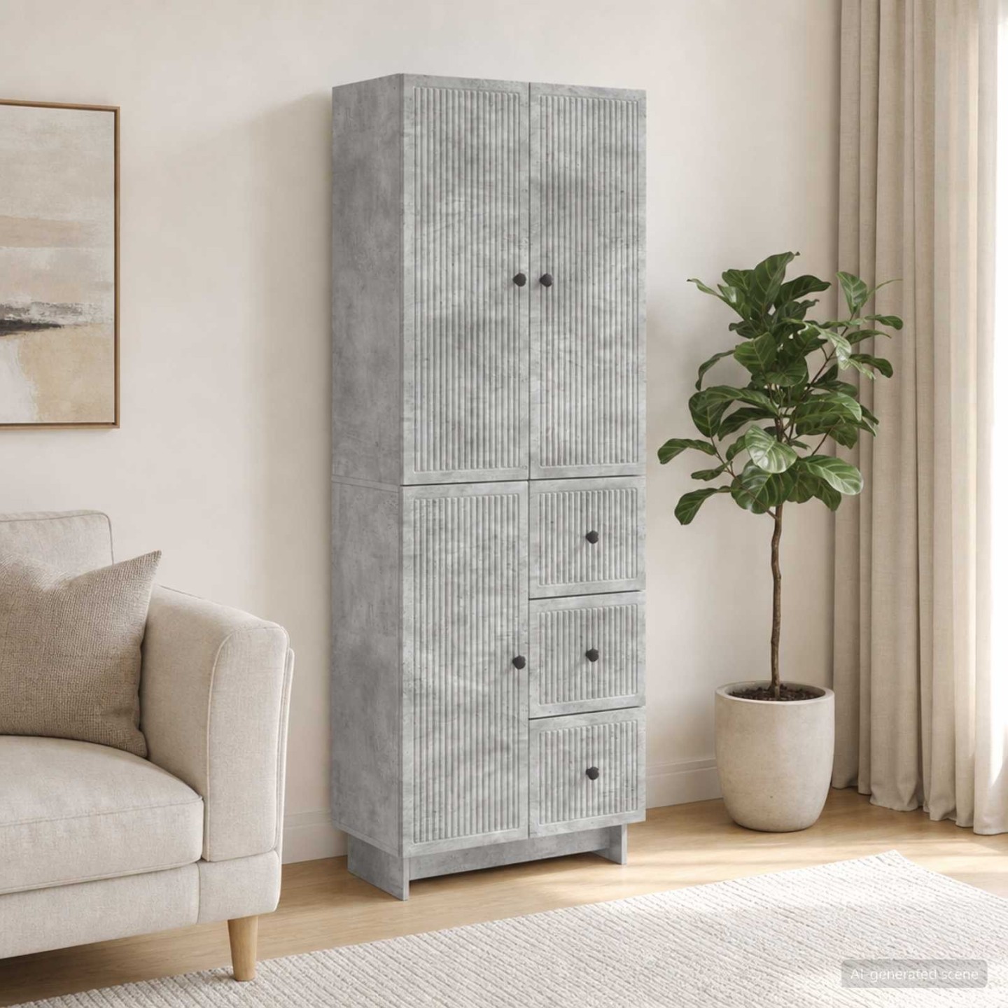 Ensemble de Meubles 2 pc Bois d'ingénierie