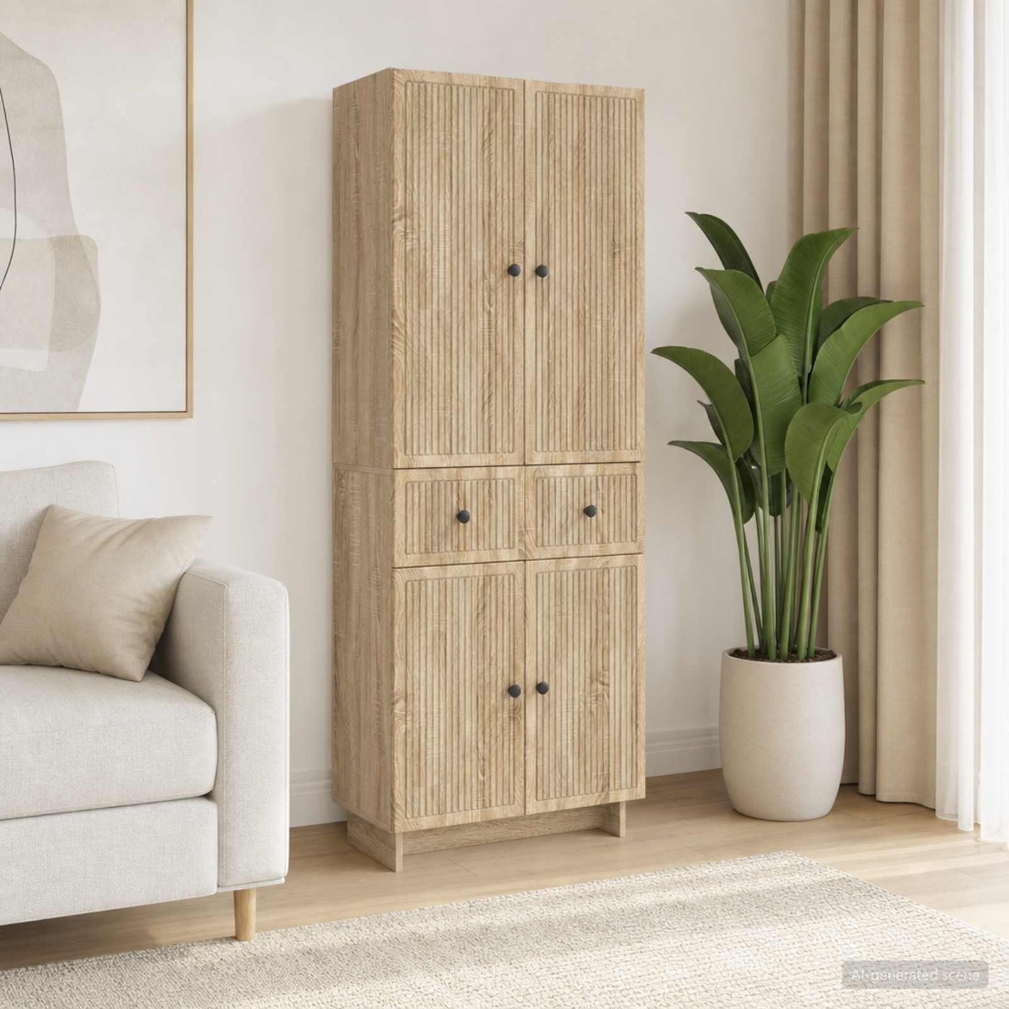 Ensemble de Meubles 2 pc Bois d'ingénierie