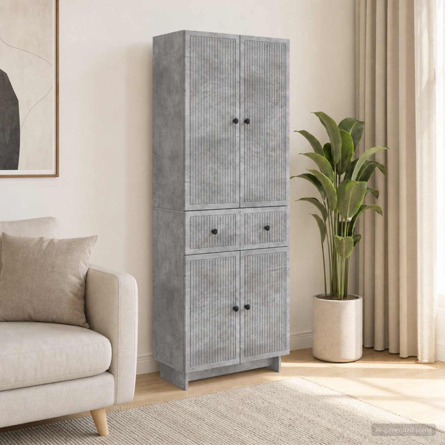 Ensemble de Meubles 2 pc Bois d'ingénierie