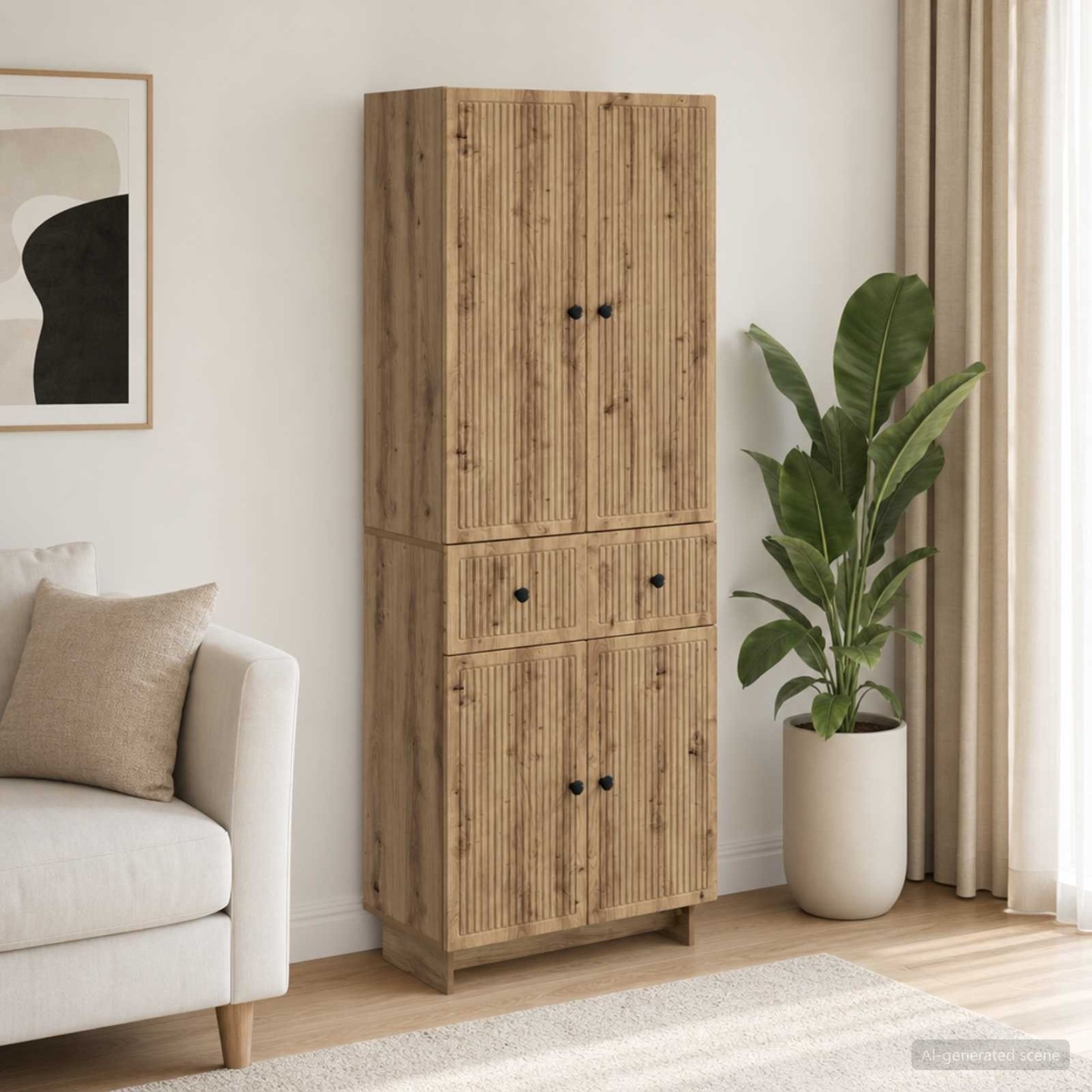 Ensemble de Meubles 2 pc Bois d'ingénierie