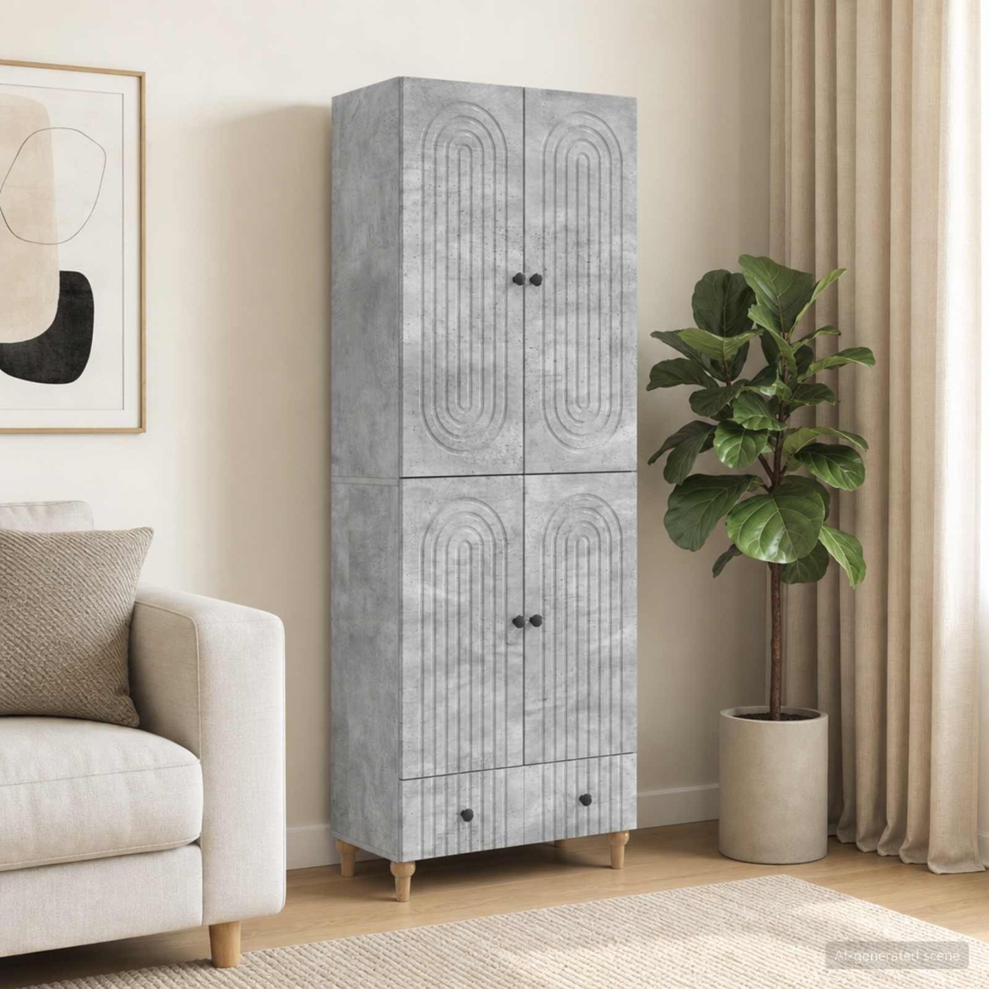 Ensemble de Meubles 2 pc Bois d'ingénierie